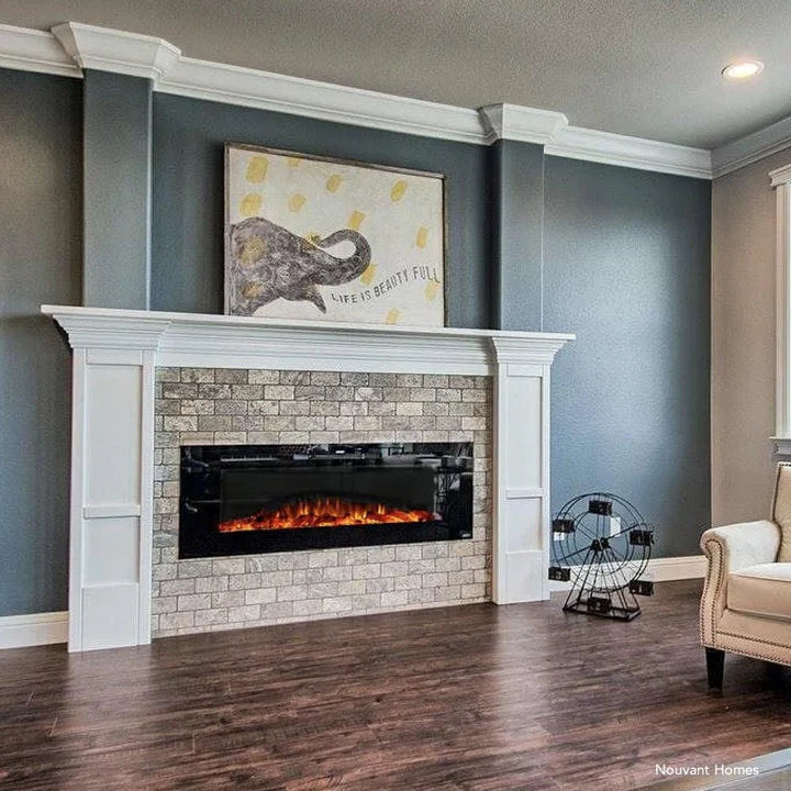 Touchstone Sideline® 60″ Recessed Smart Electric Fireplace with Heat – 80011