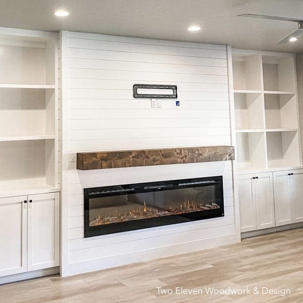 Touchstone Sideline® 84" Recessed Smart Electric Fireplace with Heat – 80043