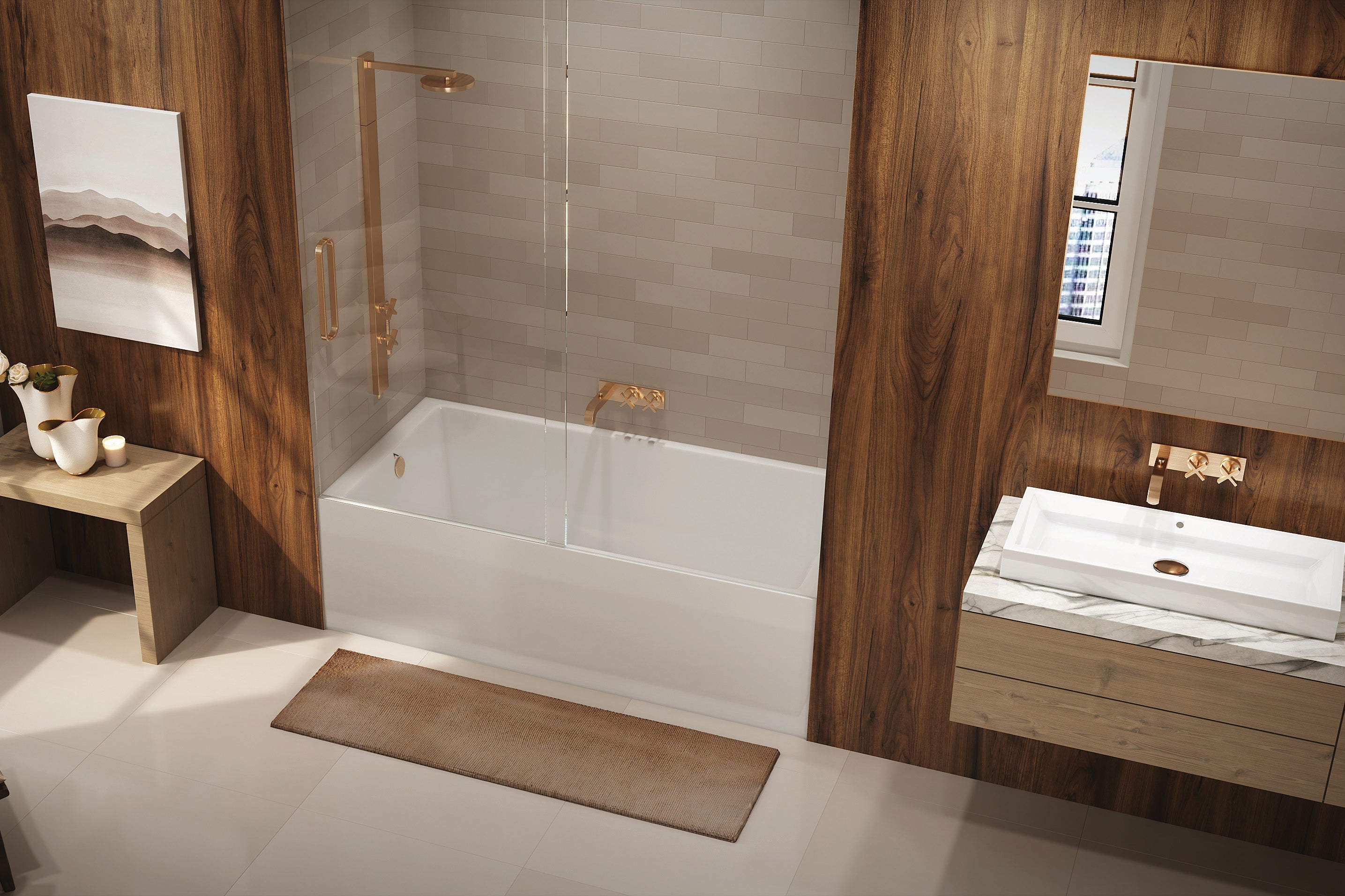 Americh Turo 6032 Right Hand - Luxury Series Skirted Bathtub TO6032LR-WH