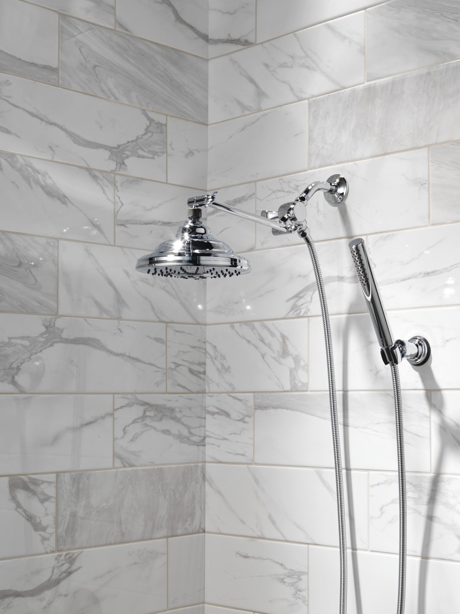 Delta Universal Showering Components 3-Way Shower Arm Diverter for Hand Shower