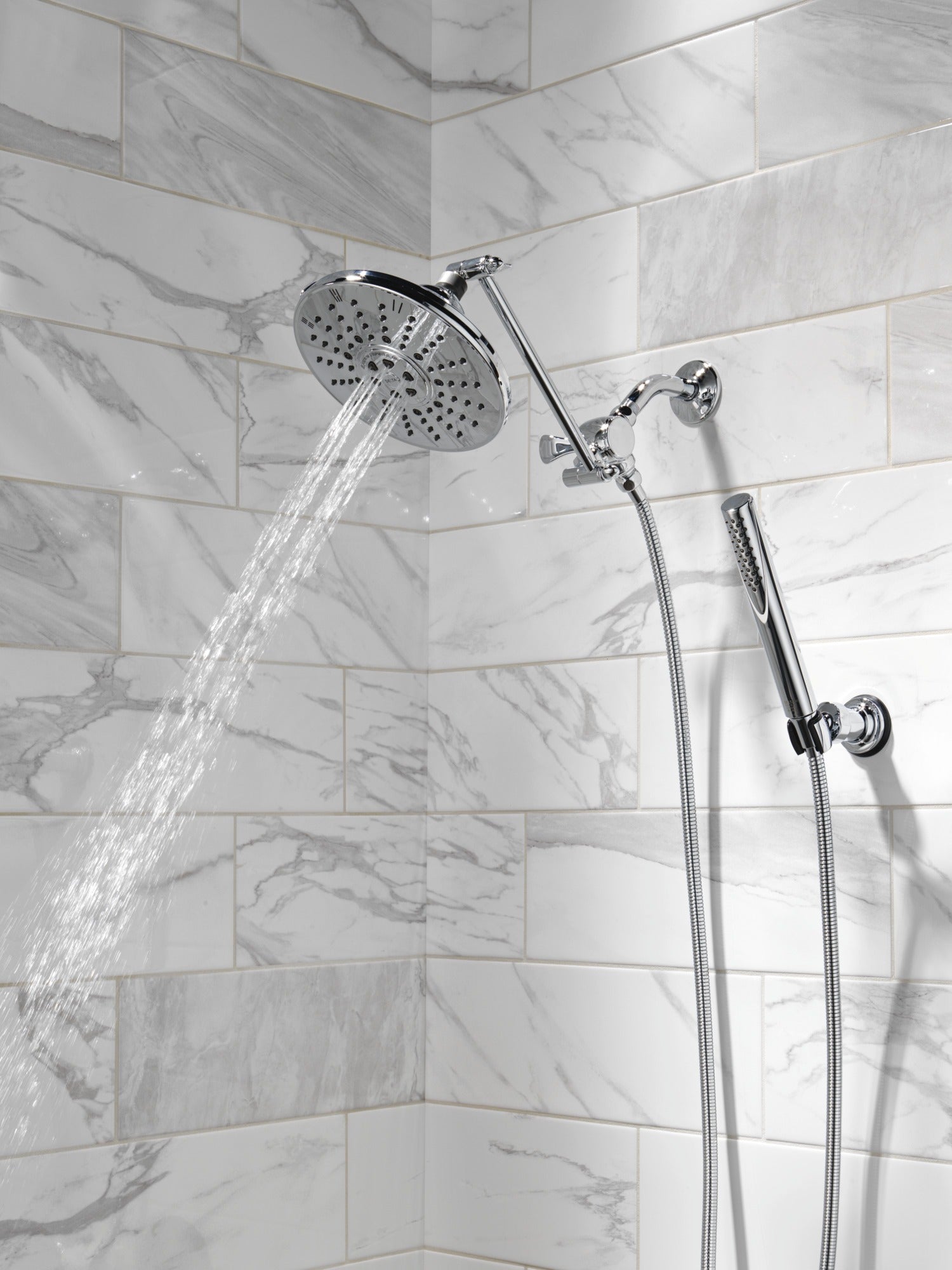 Delta Universal Showering Components 3-Way Shower Arm Diverter for Hand Shower