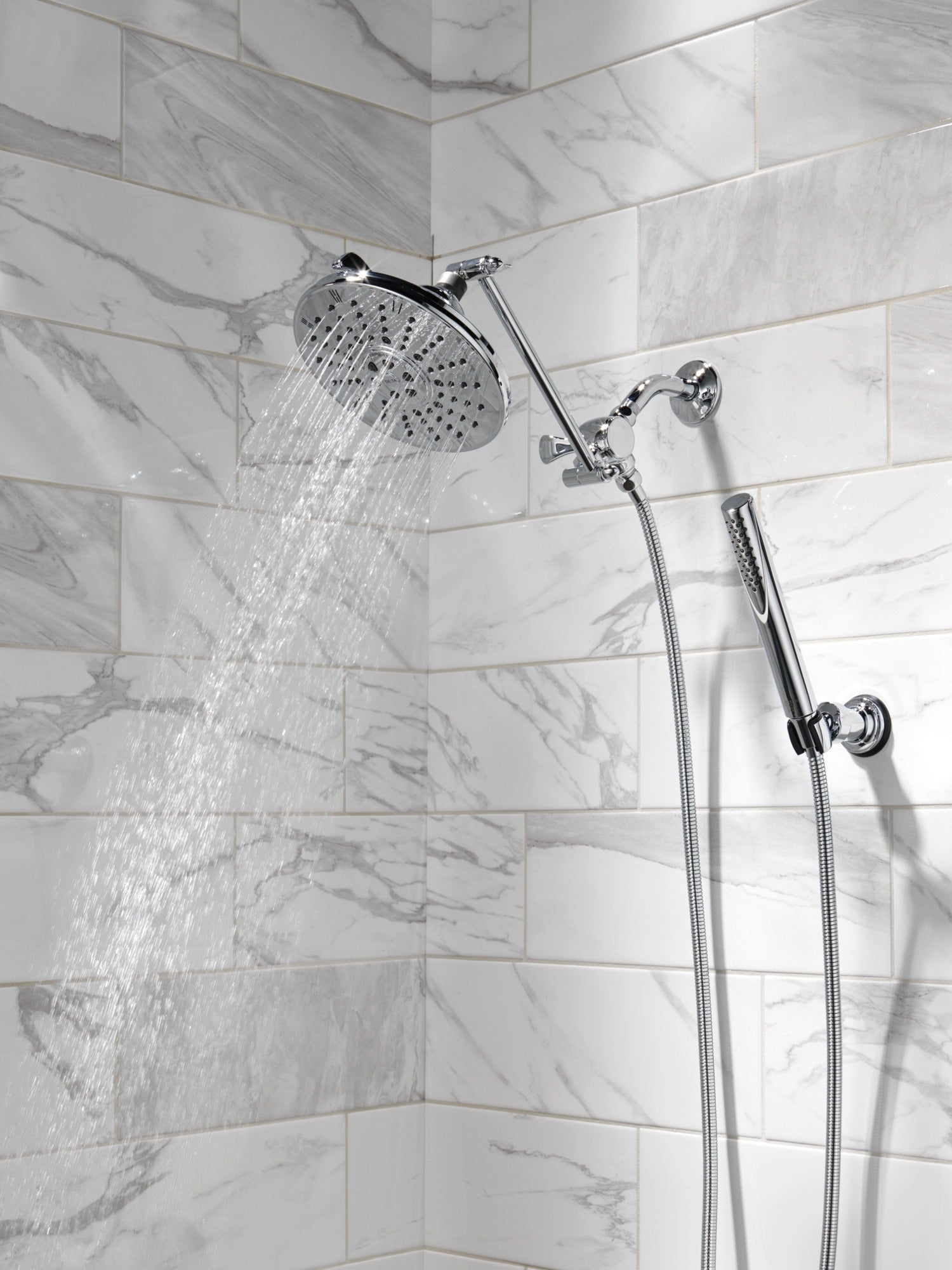 Delta Universal Showering Components 3-Way Shower Arm Diverter for Hand Shower