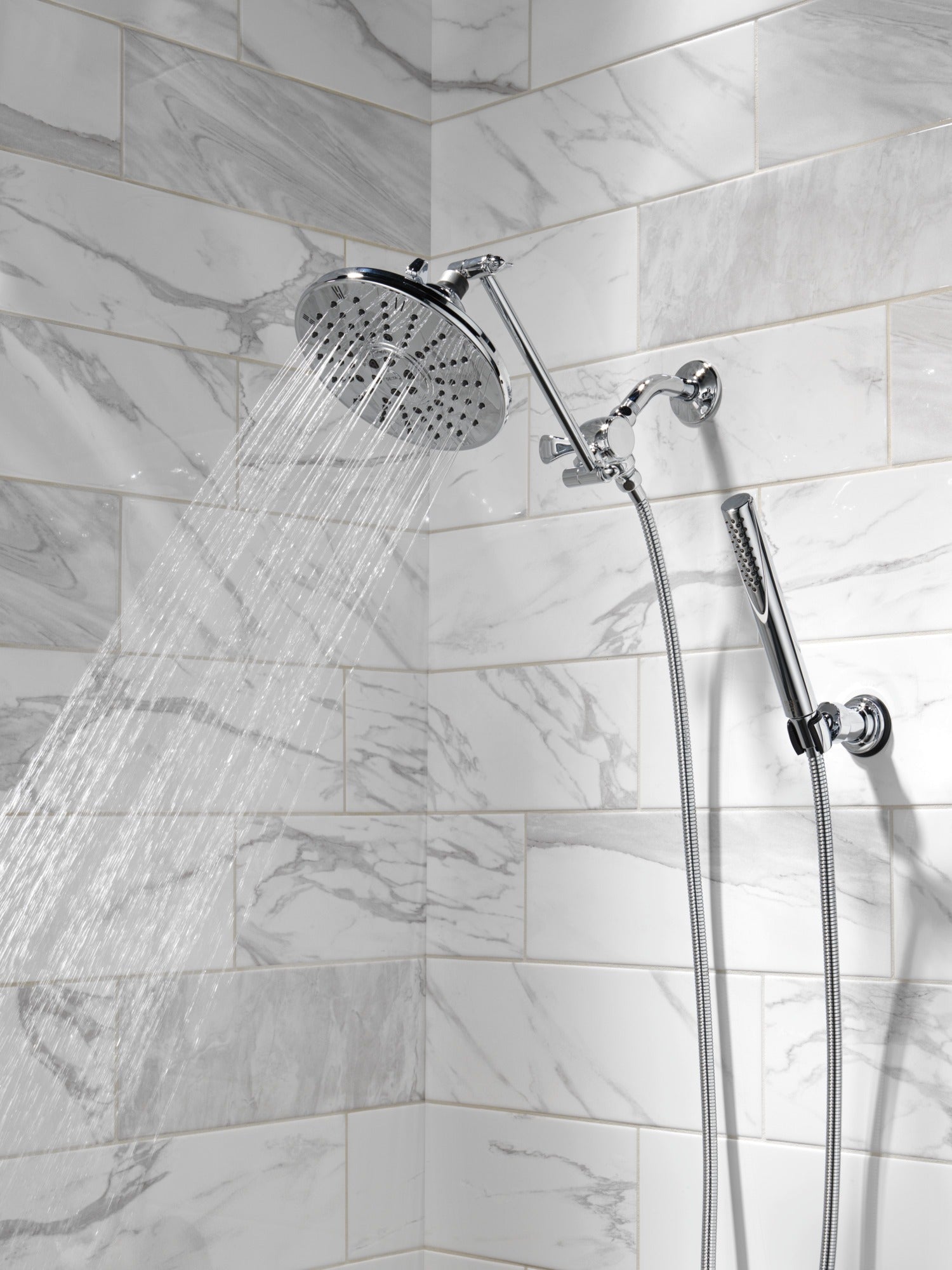 Delta Universal Showering Components 3-Way Shower Arm Diverter for Hand Shower