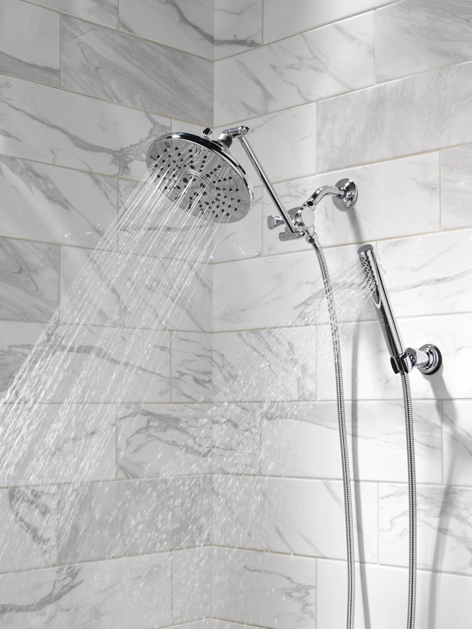 Delta Universal Showering Components 3-Way Shower Arm Diverter for Hand Shower