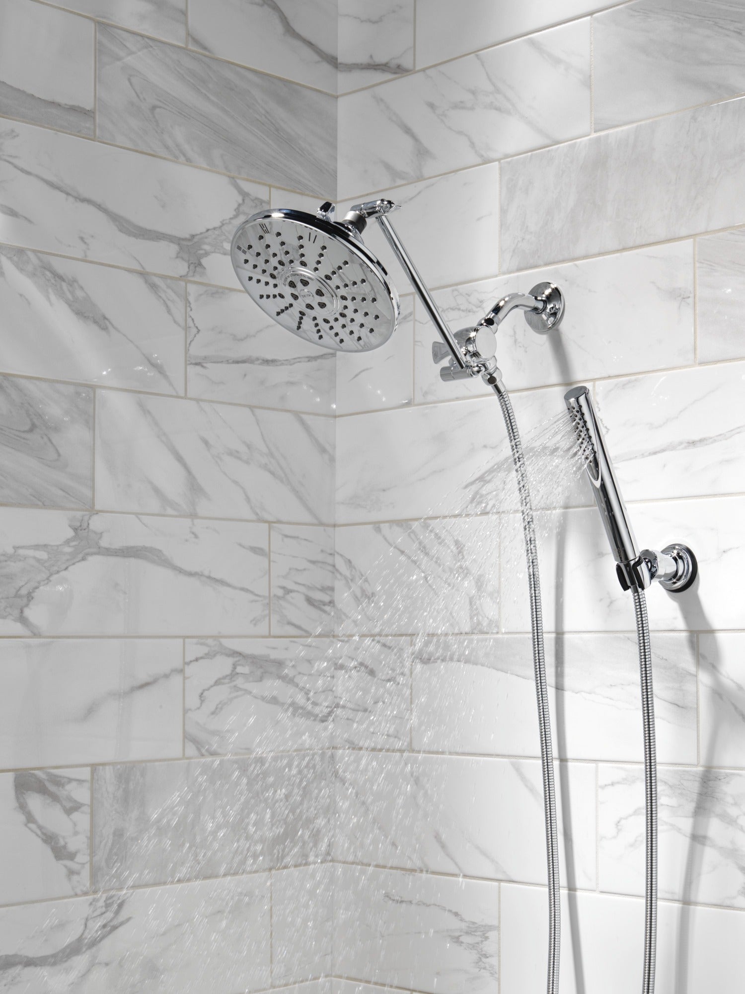 Delta Universal Showering Components 3-Way Shower Arm Diverter for Hand Shower