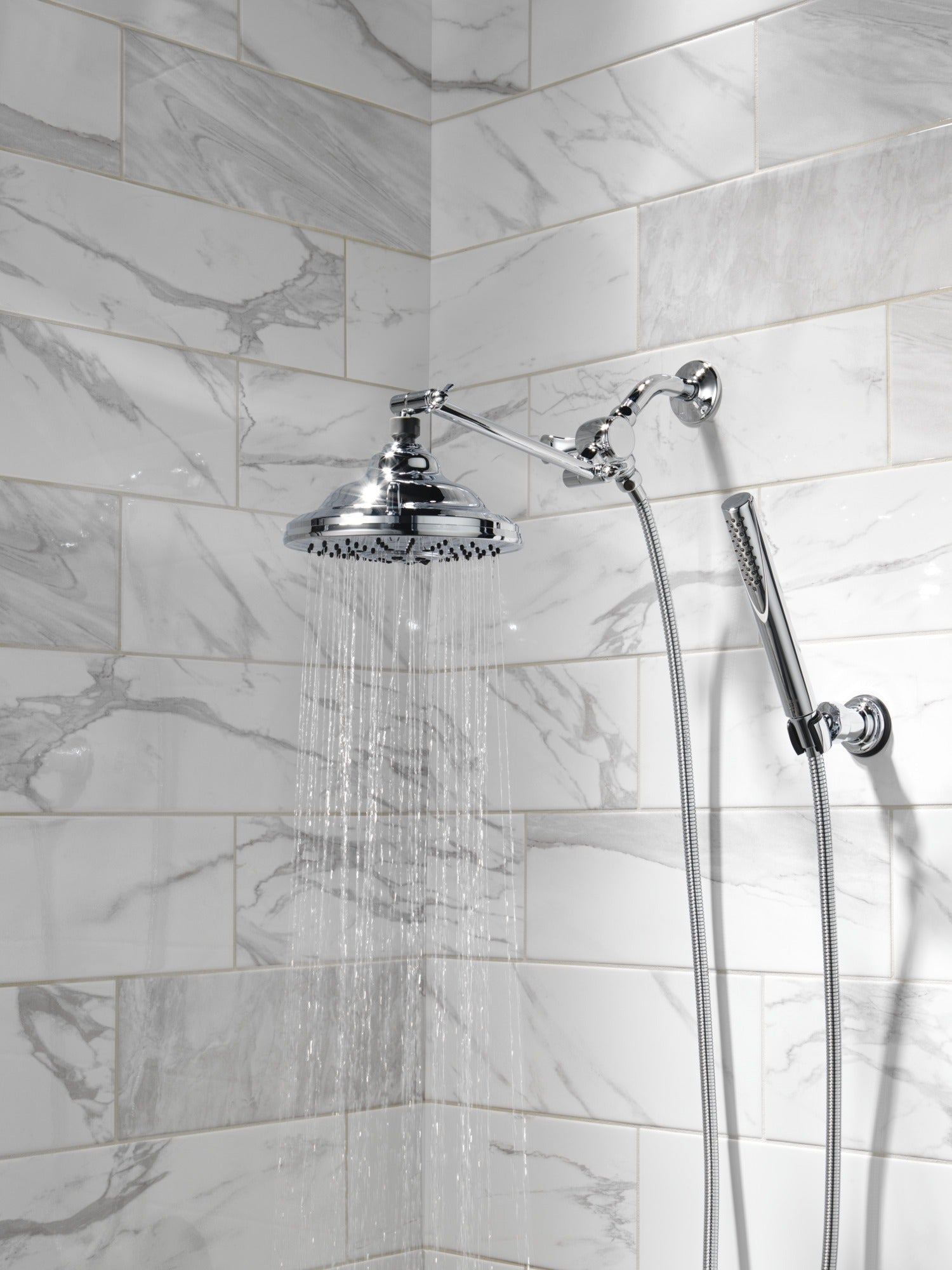 Delta Grail® Premium Single-Setting Adjustable Wall Mount Hand Shower