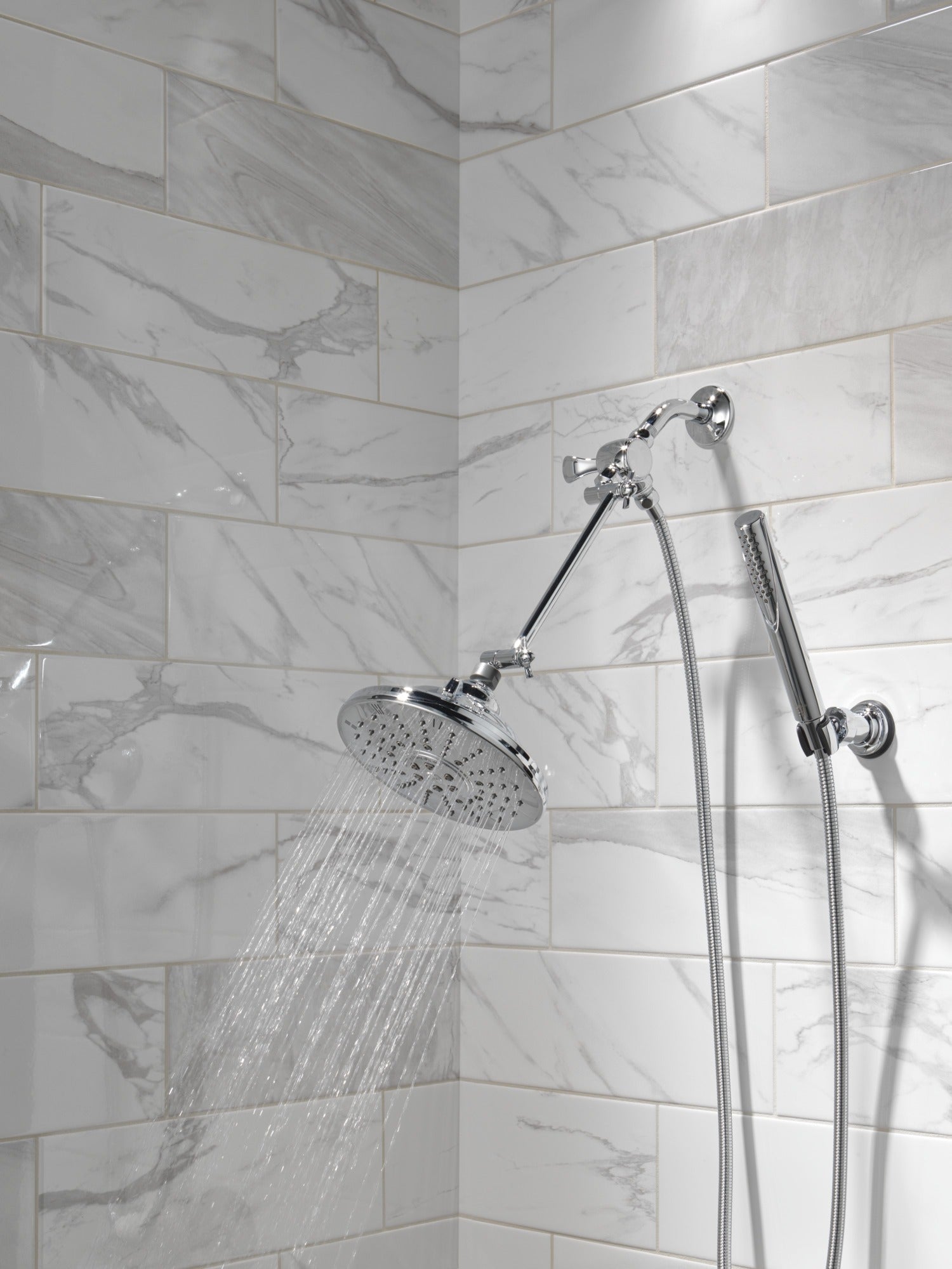 Delta Universal Showering Components 3-Way Shower Arm Diverter for Hand Shower