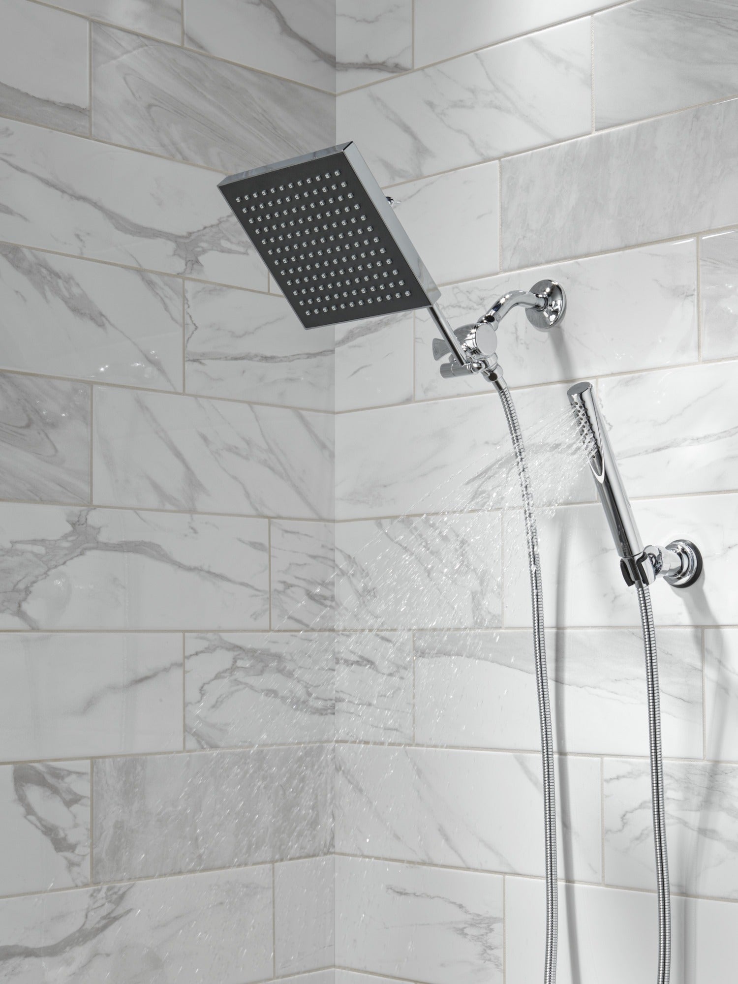 Delta Universal Showering Components 3-Way Shower Arm Diverter for Hand Shower
