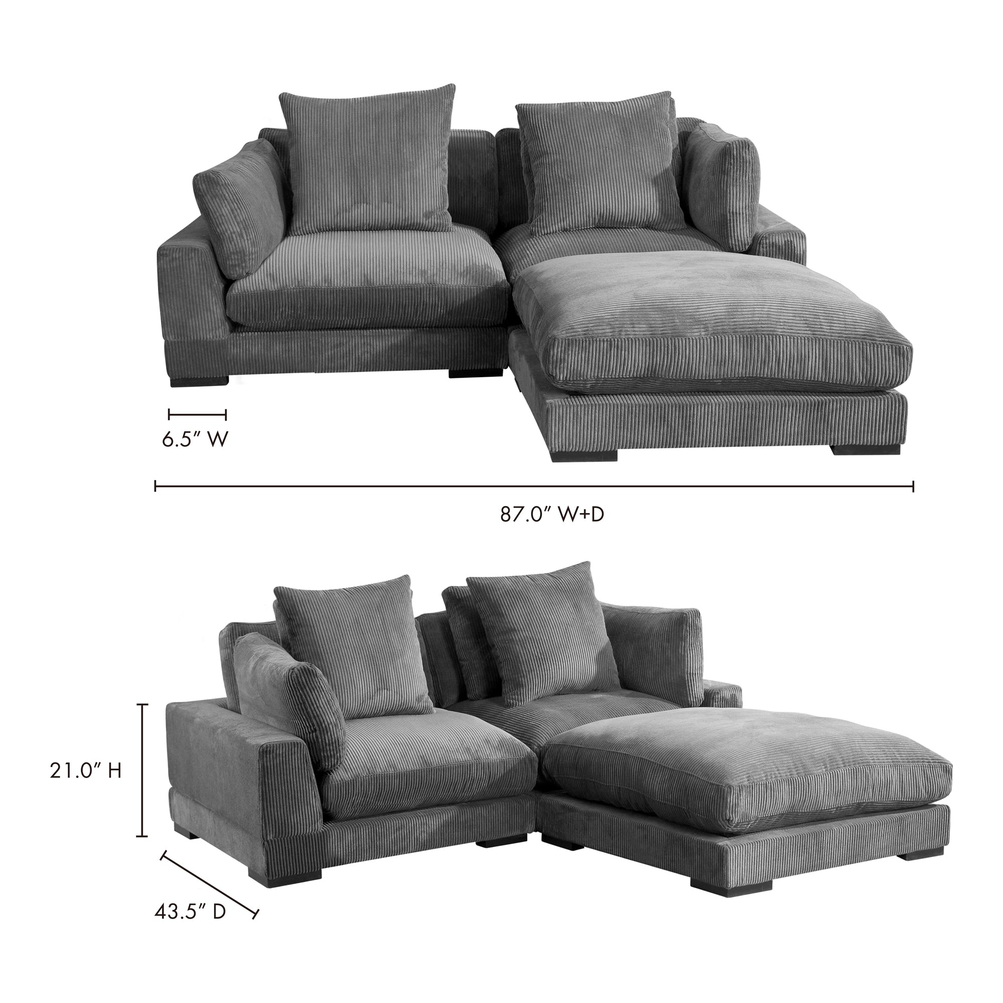 Moes Tumble Nook Modular Sectional UB-1013-25