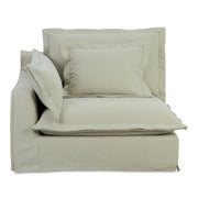 Moes Olivia Left Arm Facing Chair Sand UB-1021-34