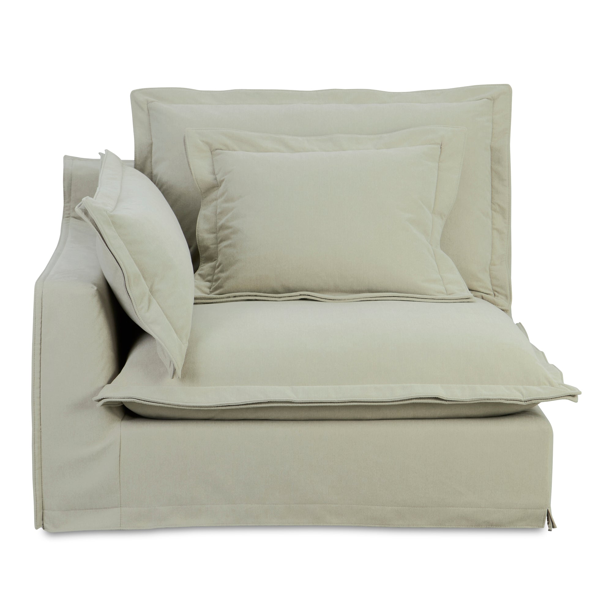 Moes Olivia Left Arm Facing Chair Sand UB-1021-34