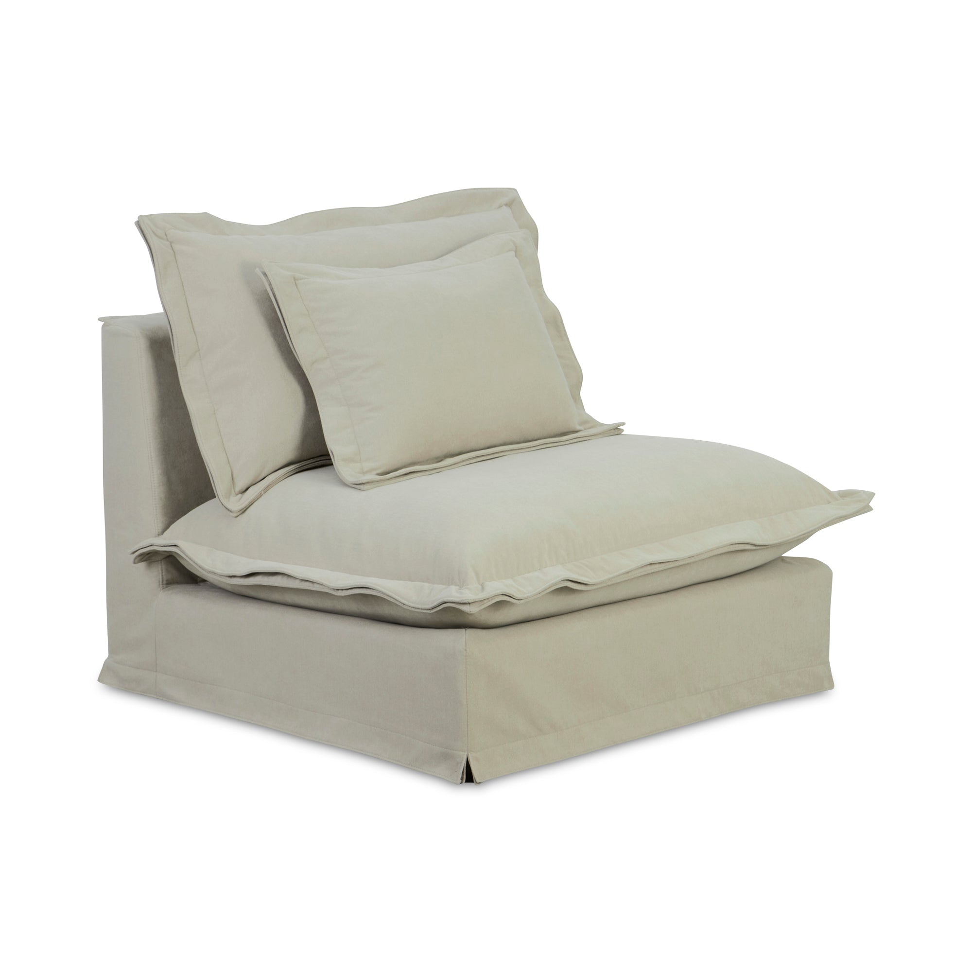 Moes Olivia Slipper Chair Sand UB-1023-34