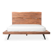 Moes Madagascar Platform Bed Queen Brown UH-1006-03-0