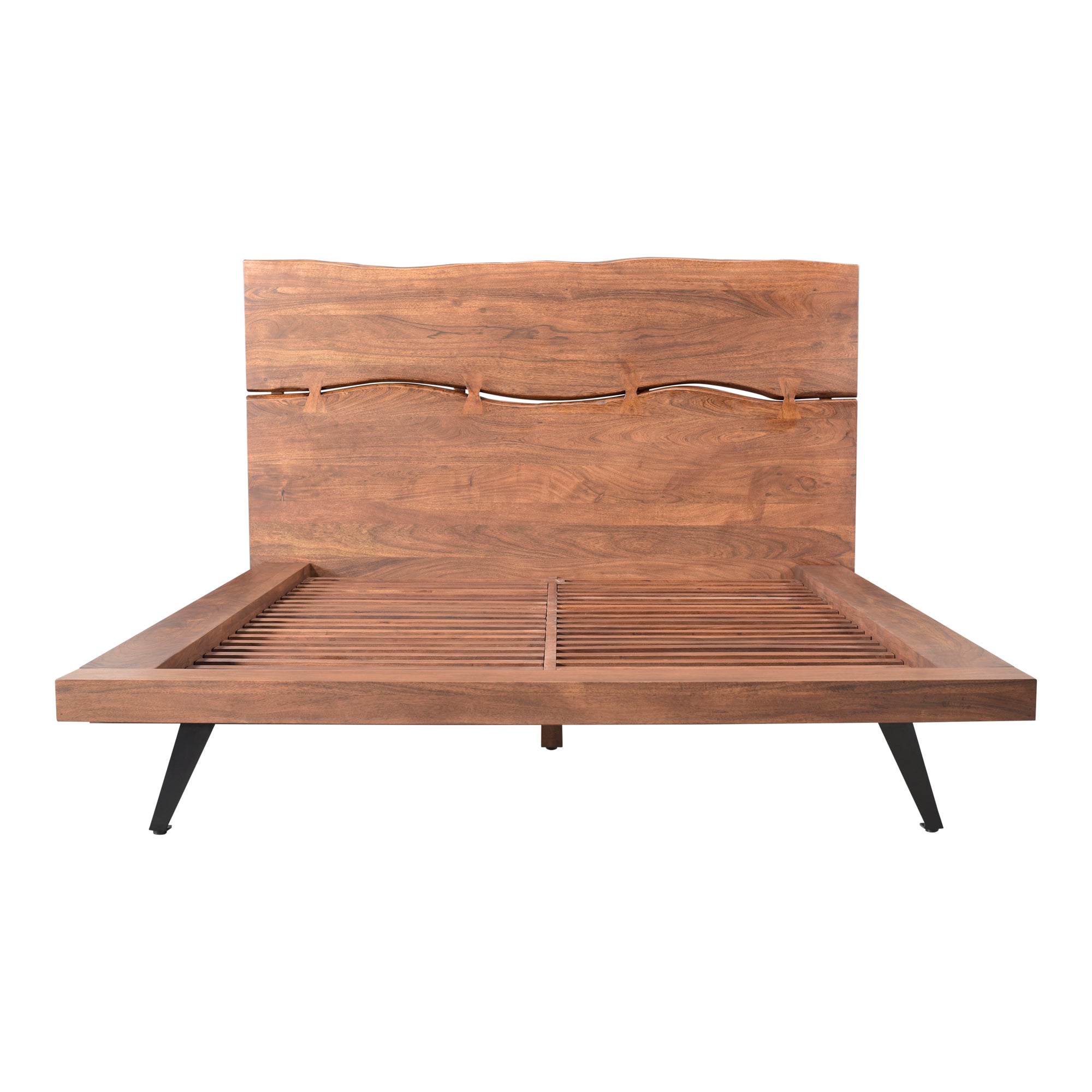 Moes Madagascar Platform Bed Queen Brown UH-1006-03-0