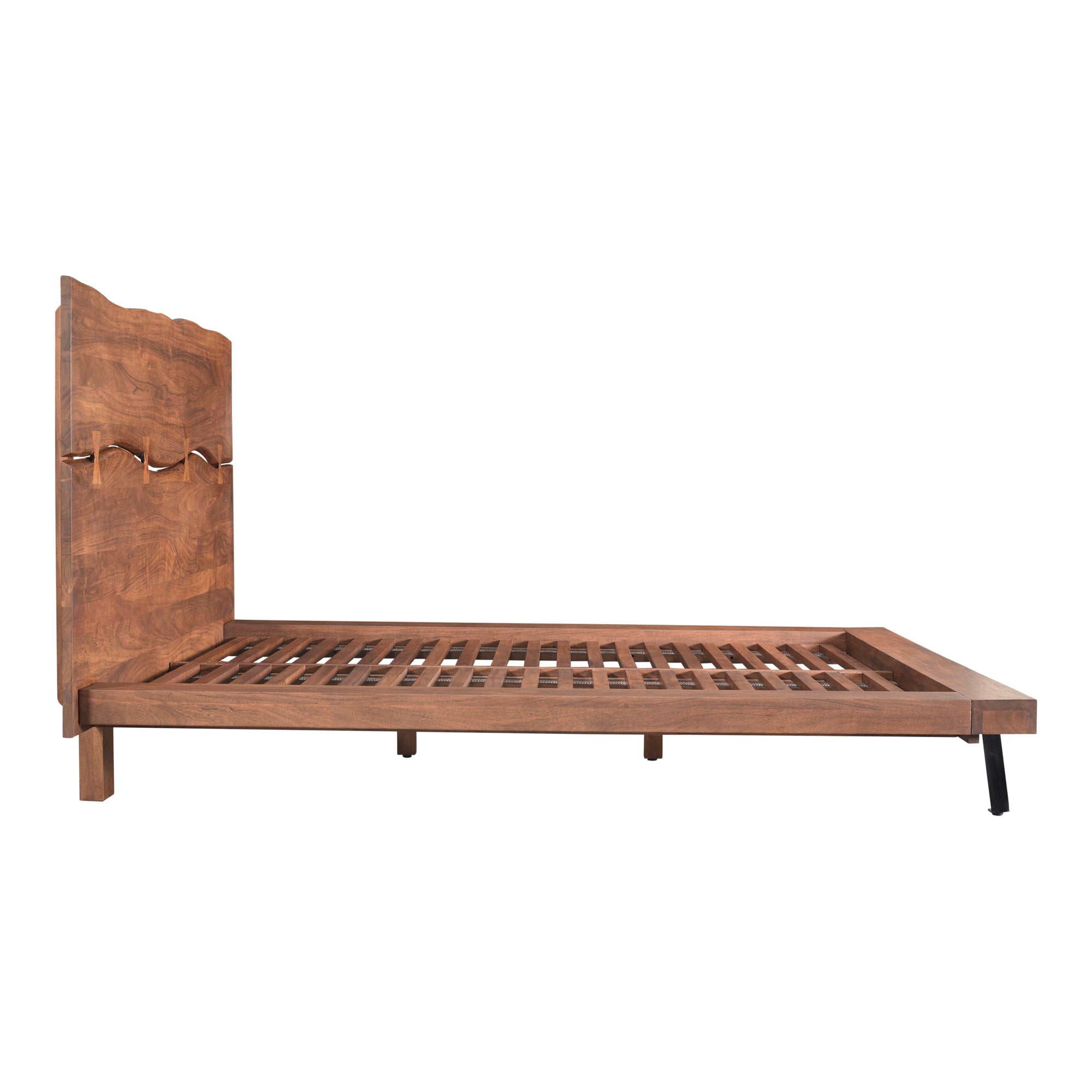 Moes Madagascar Platform Bed Queen Brown UH-1006-03-0
