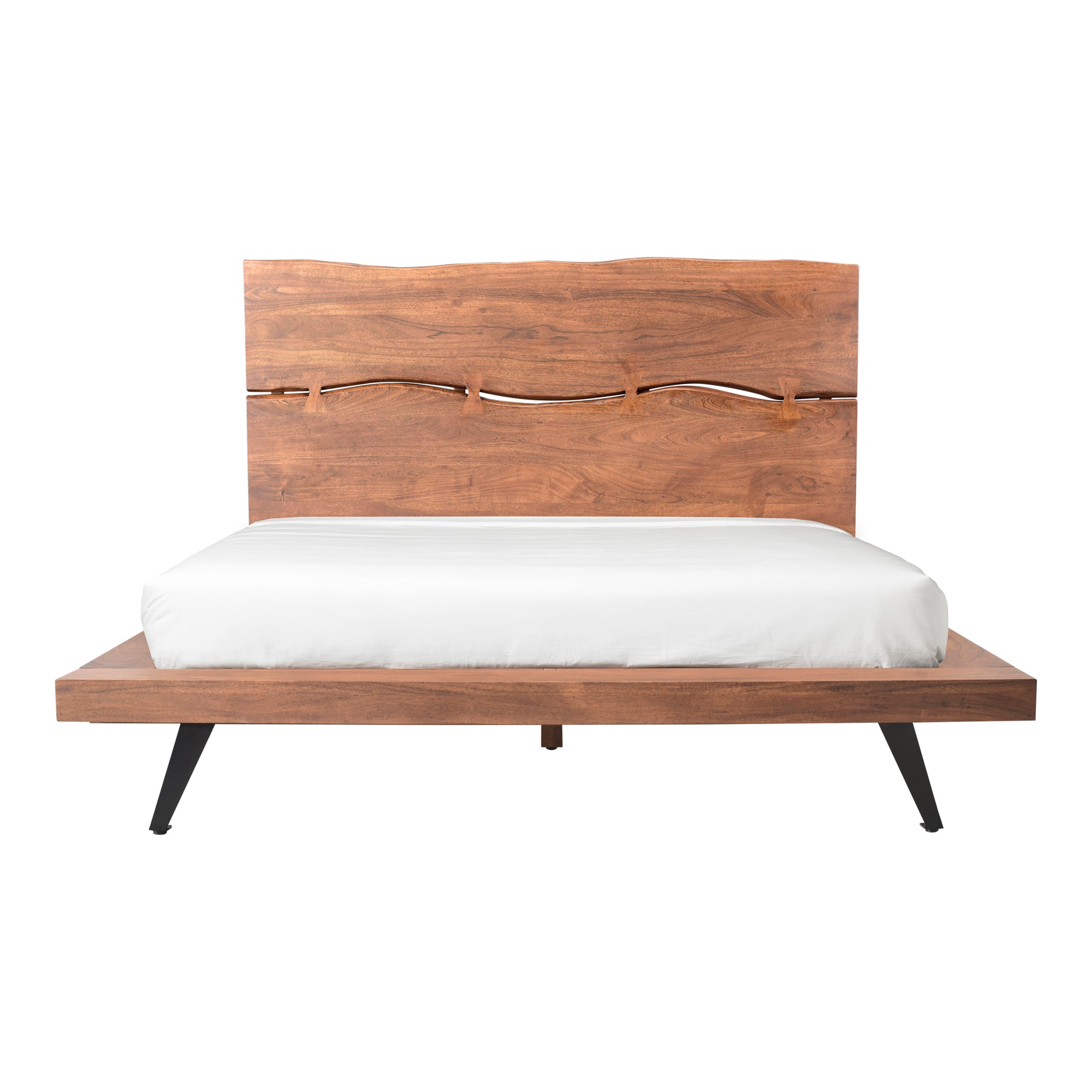 Moes Madagascar Platform Bed Queen Brown UH-1006-03-0