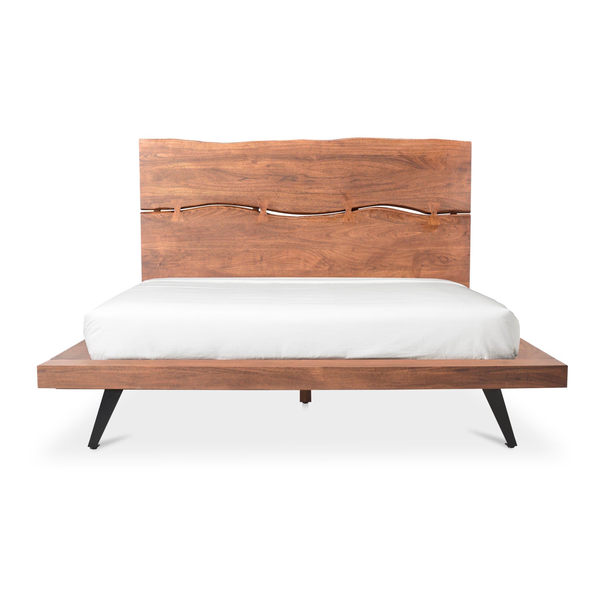 Moes Madagascar Platform Bed King Brown UH-1007-03-0