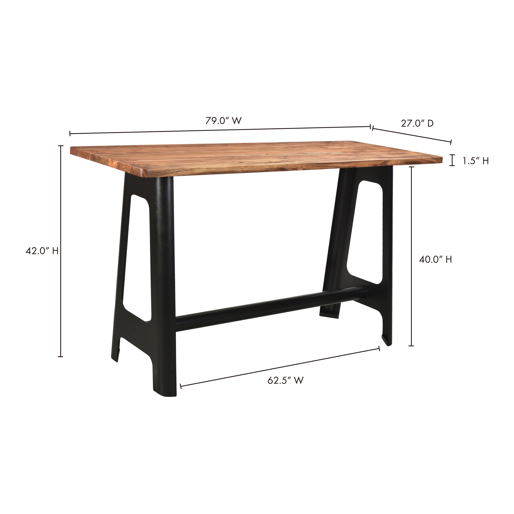 Moes Craftsman Bar Table UH-1016-24-0