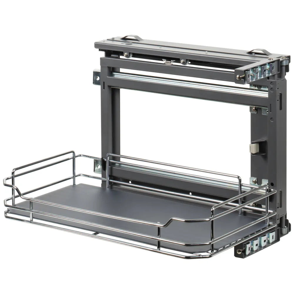 Hardware Resources Universal Overhead Swingout - Polished Chrome Basket (UOHSO-15SC)