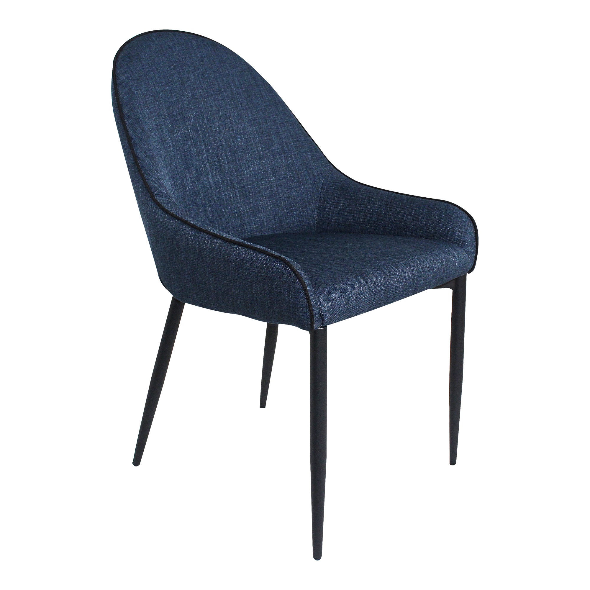 Moes Lapis Dining Chair Dark Blue - Set Of Two UU-1001-26