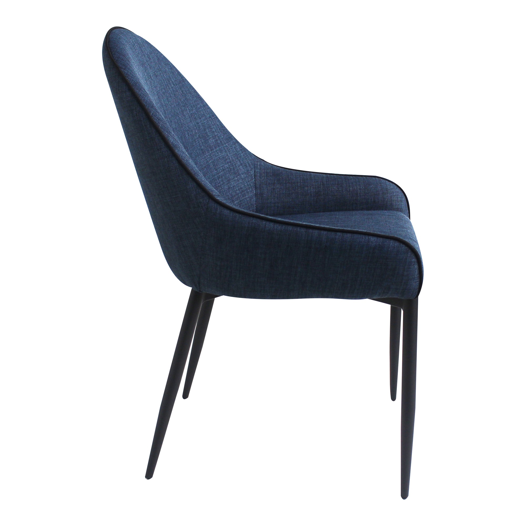 Moes Lapis Dining Chair Dark Blue - Set Of Two UU-1001-26