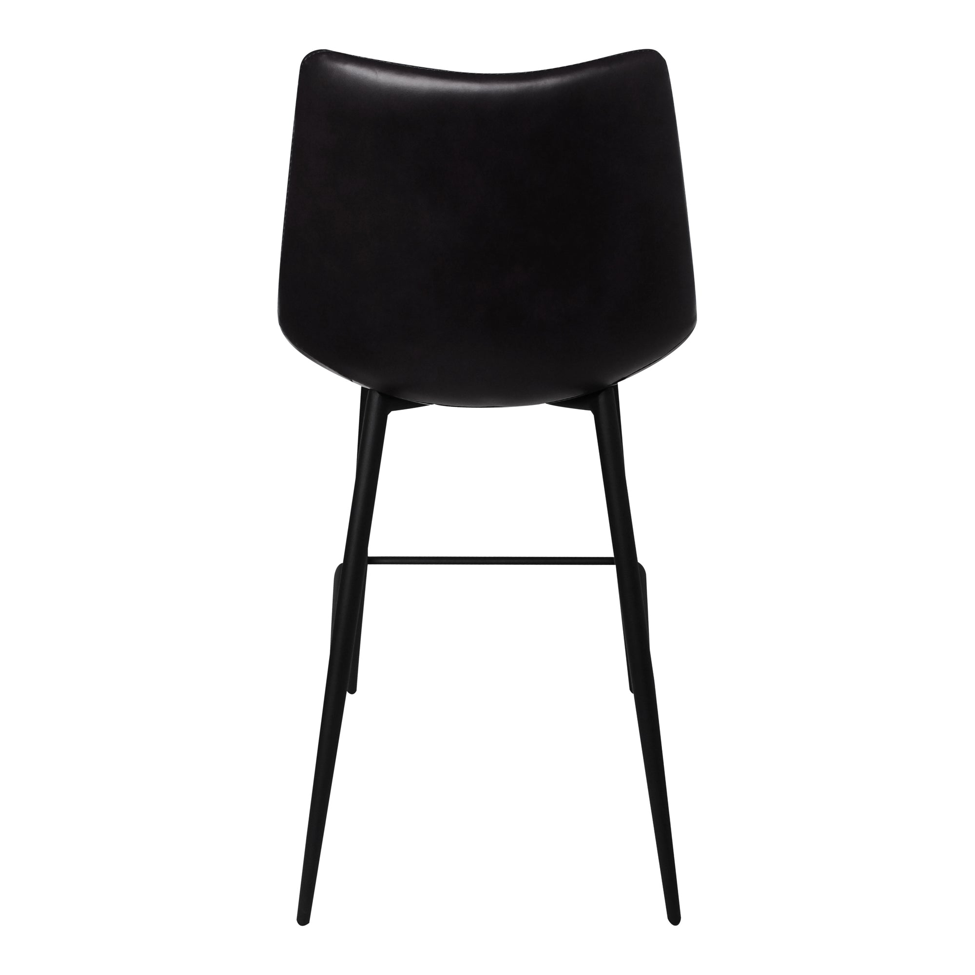 Moes Alibi Counter Stool Matte Black - Set Of Two UU-1002-02