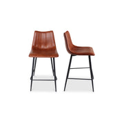 Moes Alibi Counter Stool Brown - Set Of Two UU-1002-03