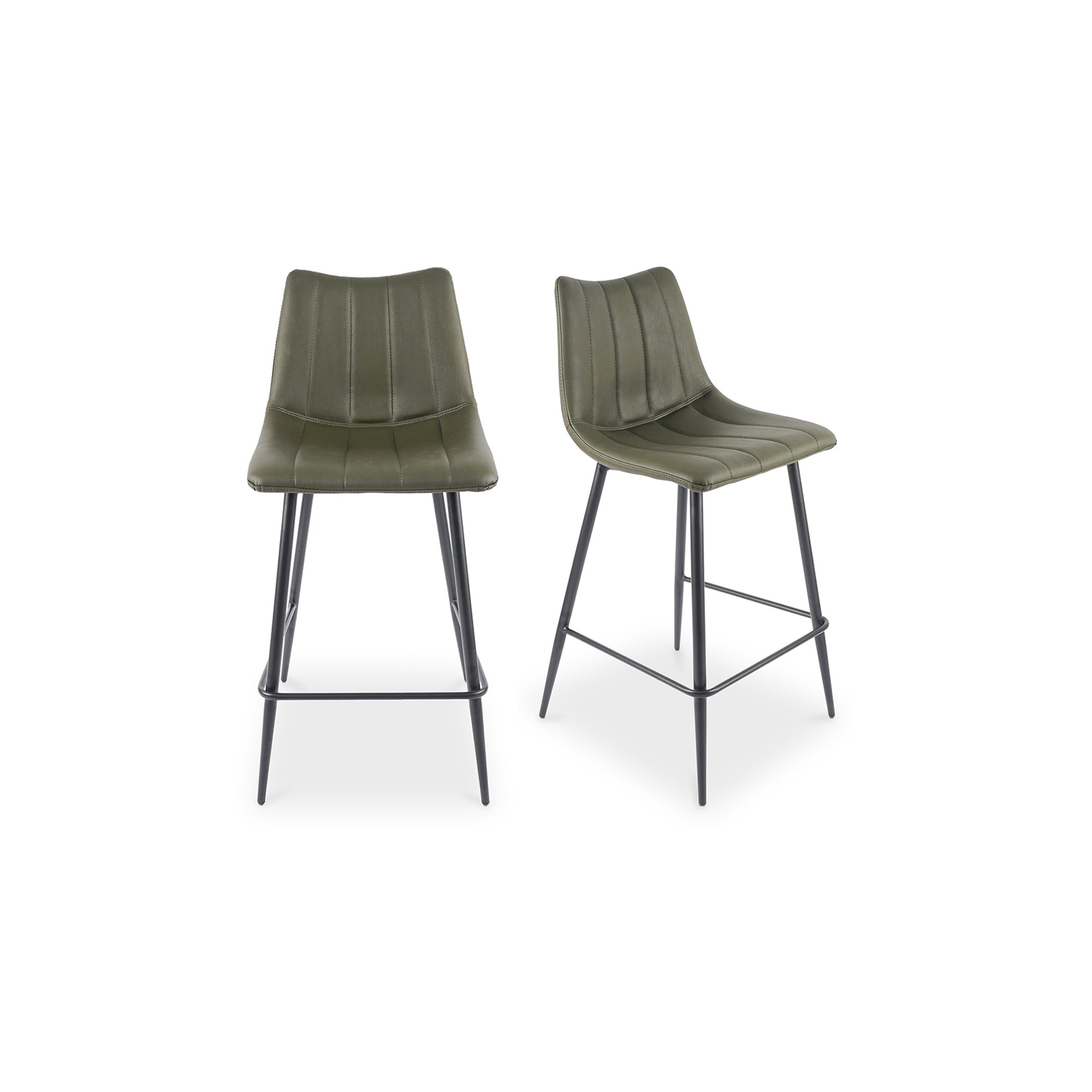 Moes Alibi Counter Stool Dark Green - Set Of Two UU-1002-27