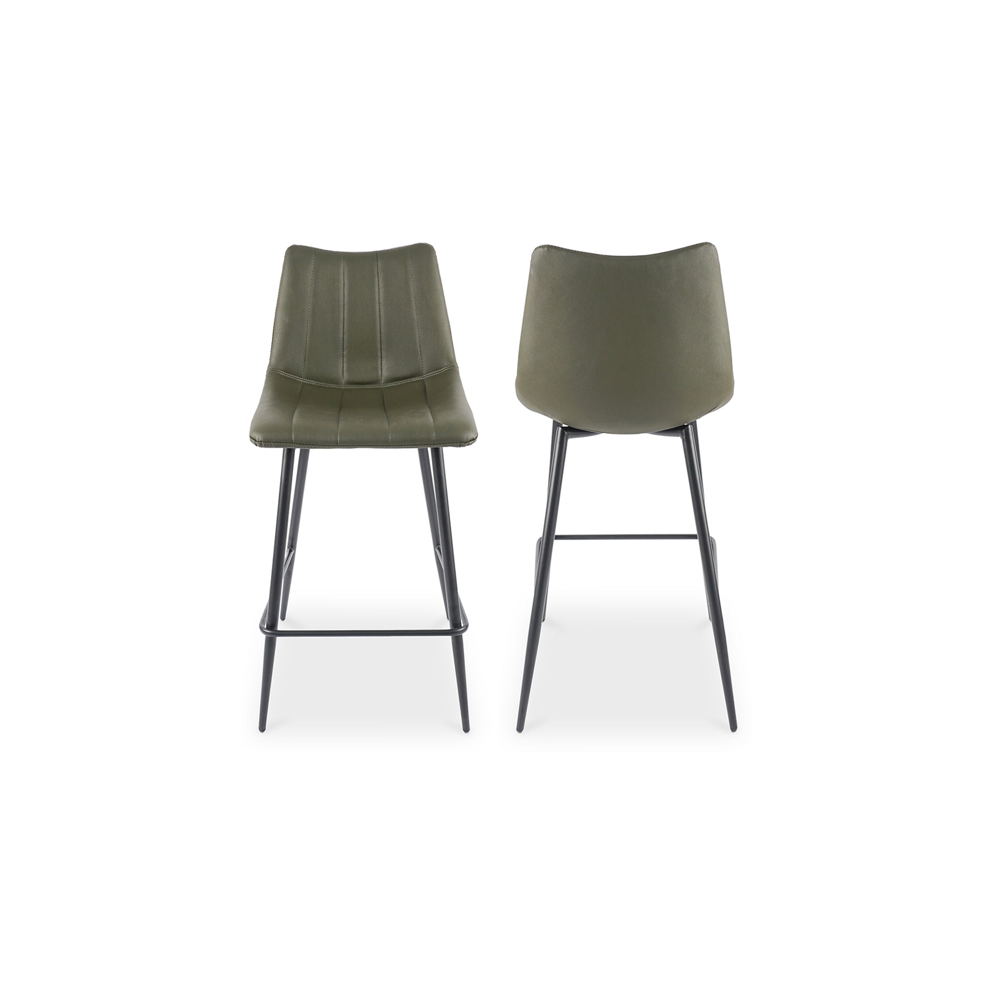Moes Alibi Counter Stool Dark Green - Set Of Two UU-1002-27