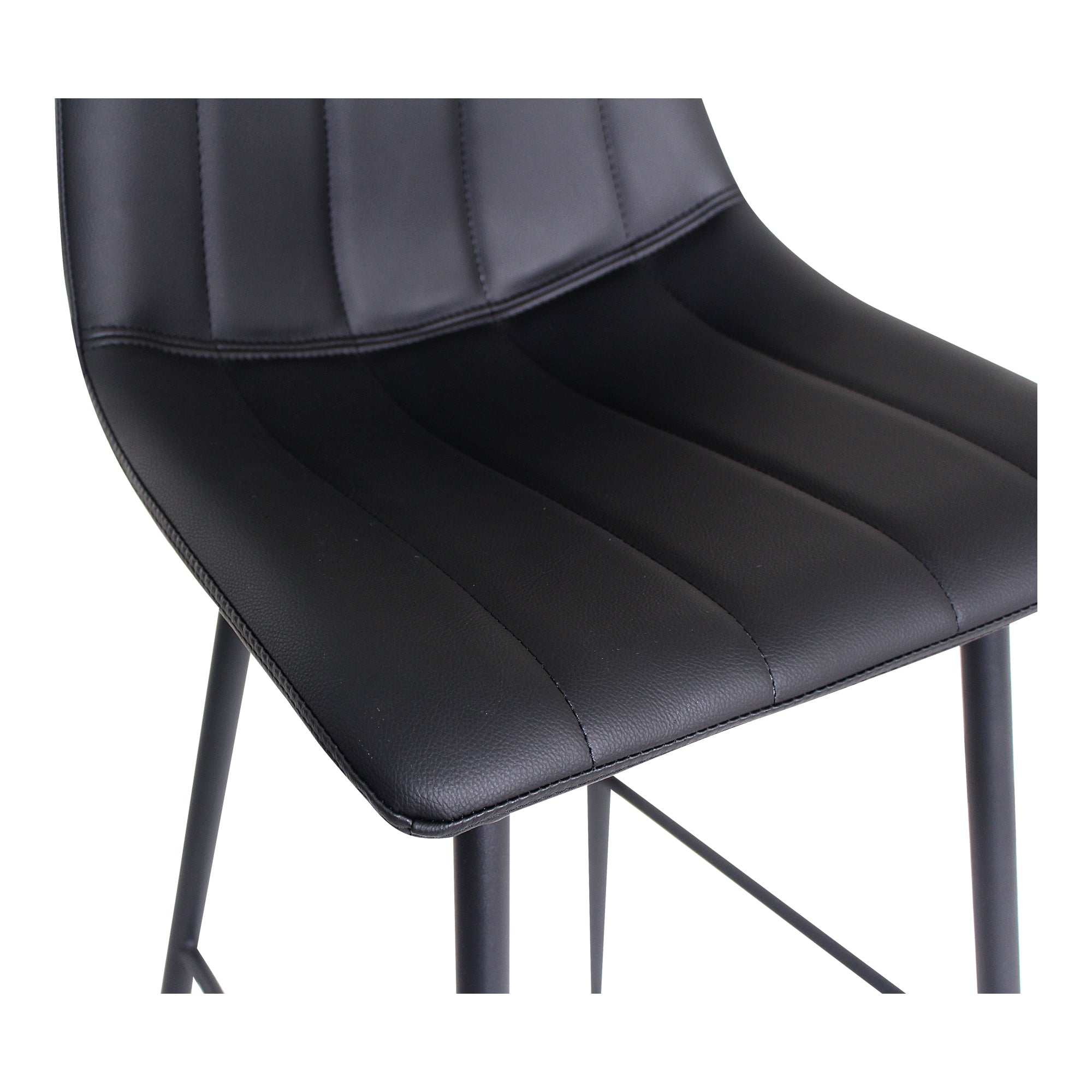 Moes Alibi Barstool Matte Black - Set Of Two UU-1003-02