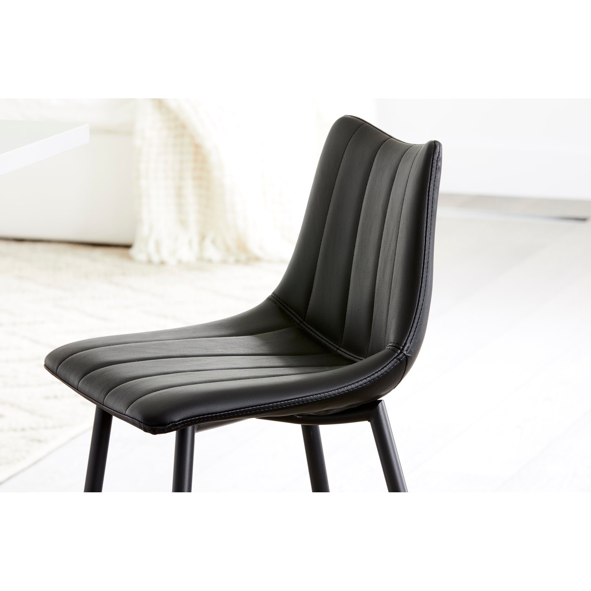 Moes Alibi Barstool Matte Black - Set Of Two UU-1003-02