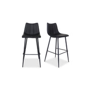 Moes Alibi Barstool Matte Black - Set Of Two UU-1003-02
