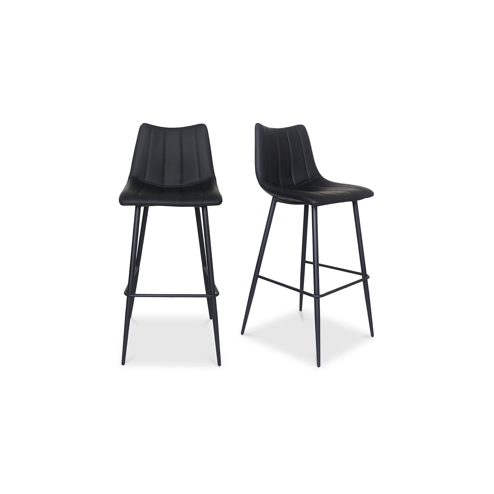 Moes Alibi Barstool Matte Black - Set Of Two UU-1003-02
