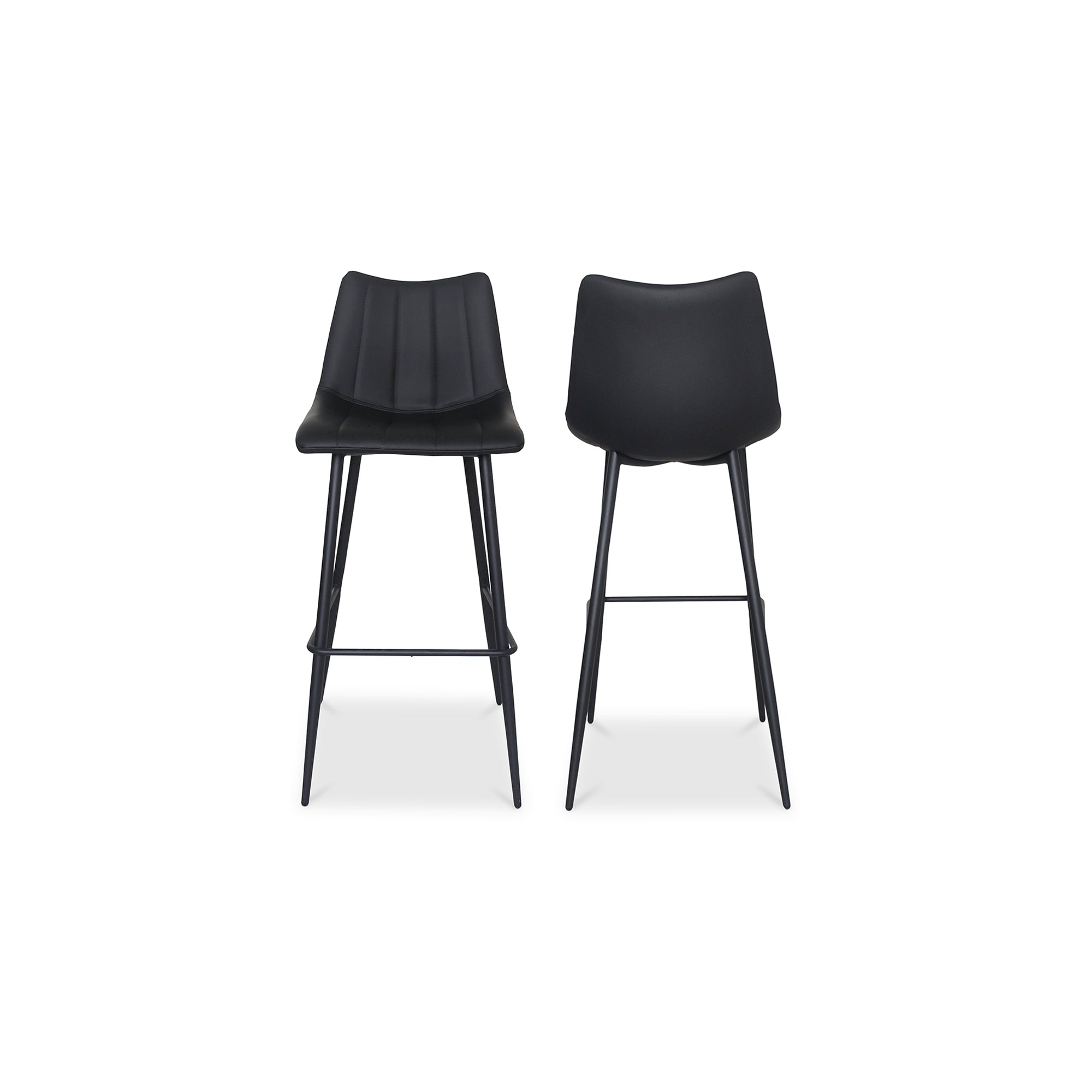 Moes Alibi Barstool Matte Black - Set Of Two UU-1003-02