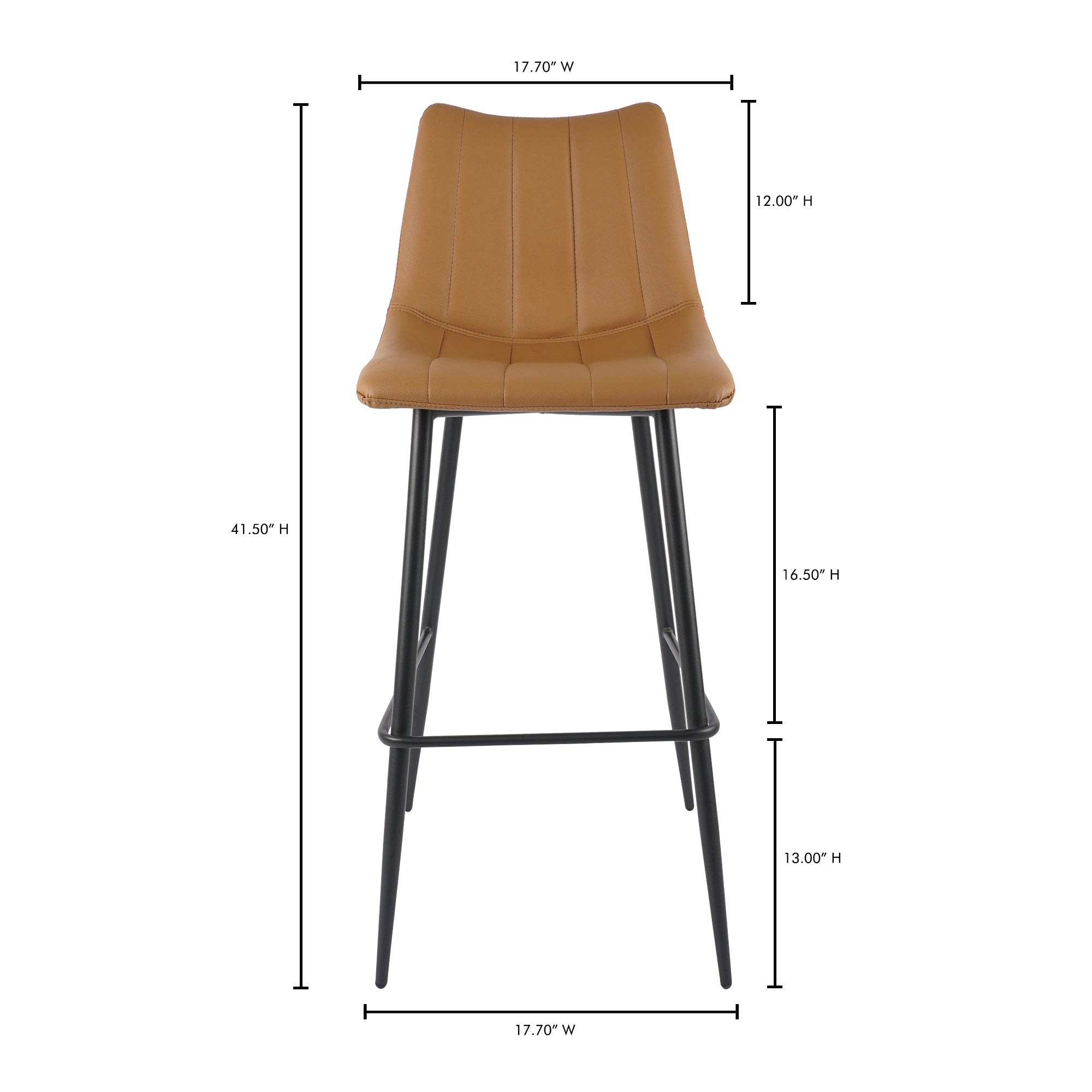Moes Alibi Barstool Tan - Set Of Two UU-1003-21