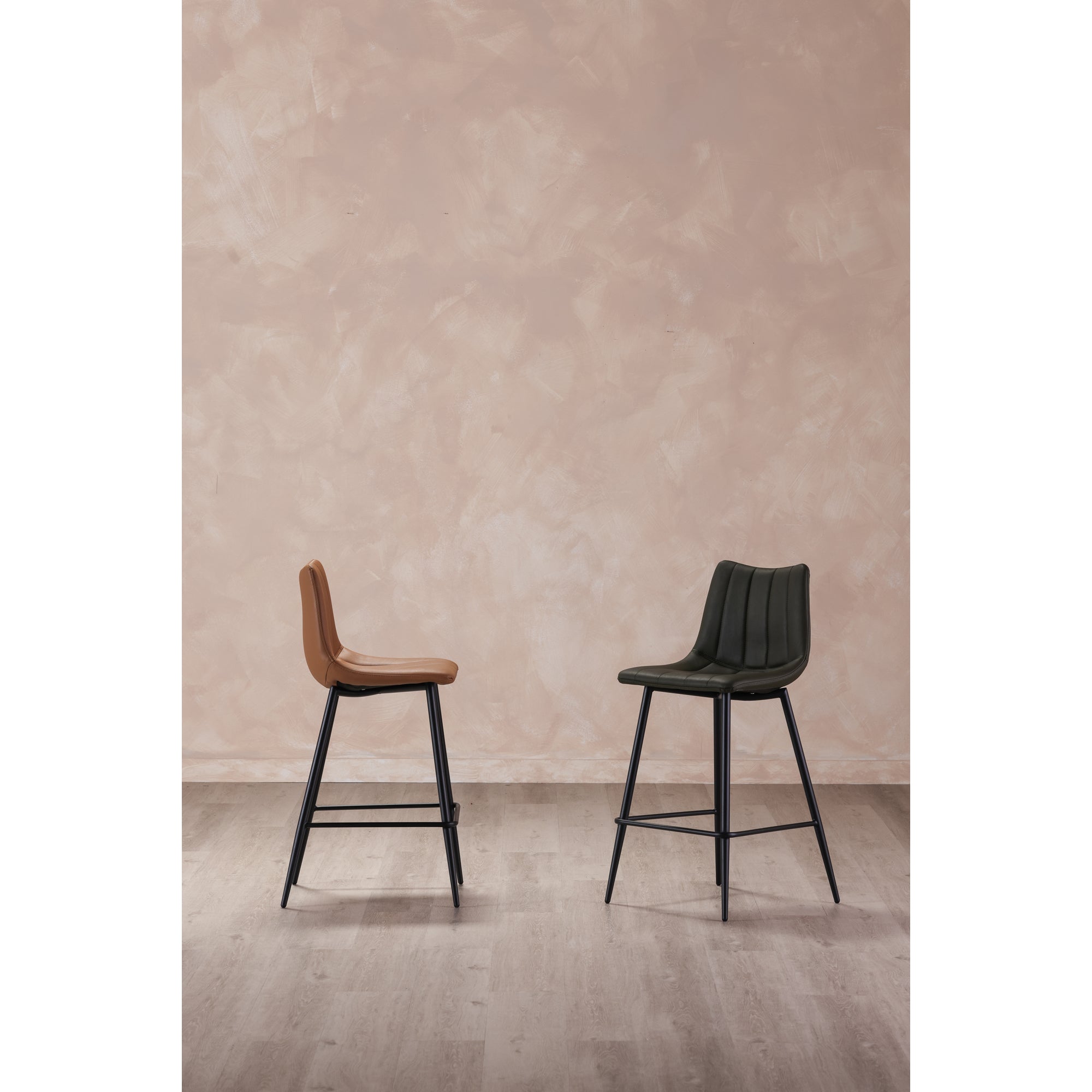 Moes Alibi Barstool Dark Green - Set Of Two UU-1003-27