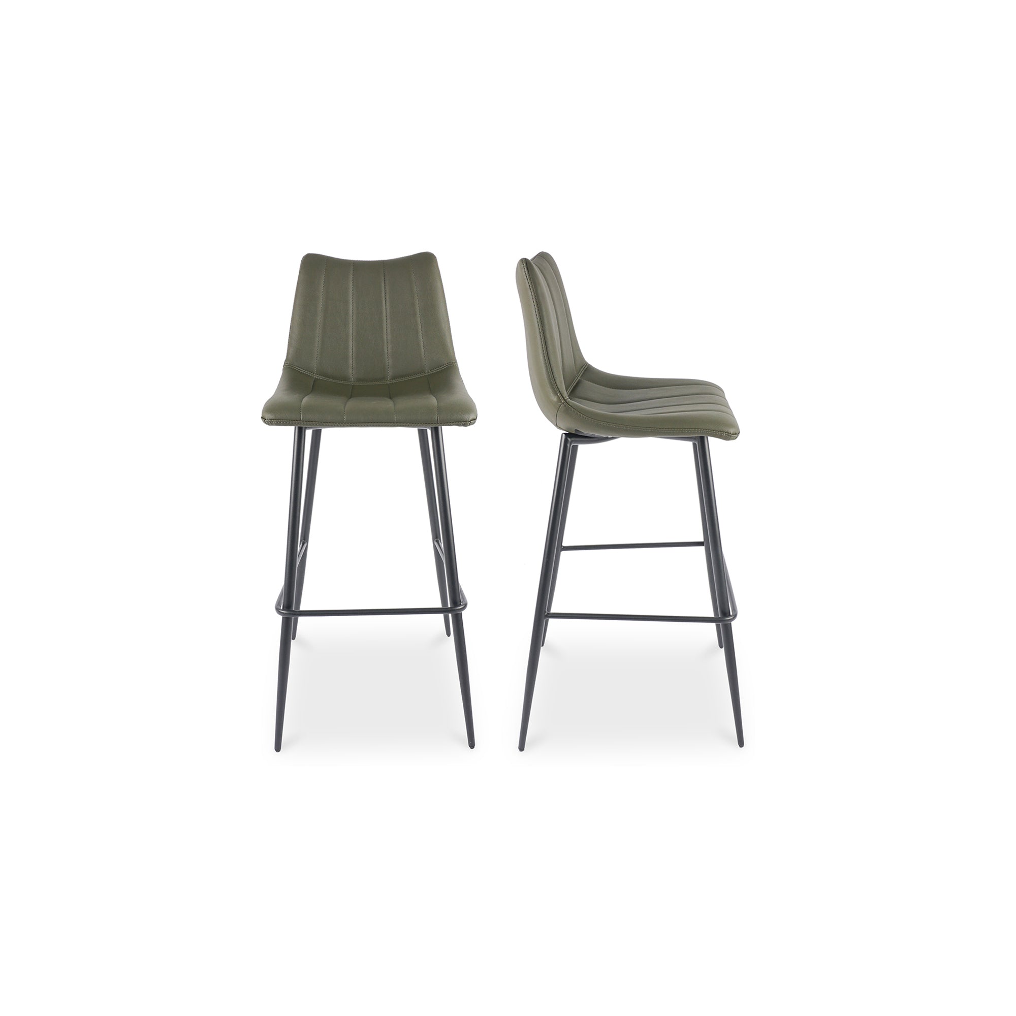 Moes Alibi Barstool Dark Green - Set Of Two UU-1003-27