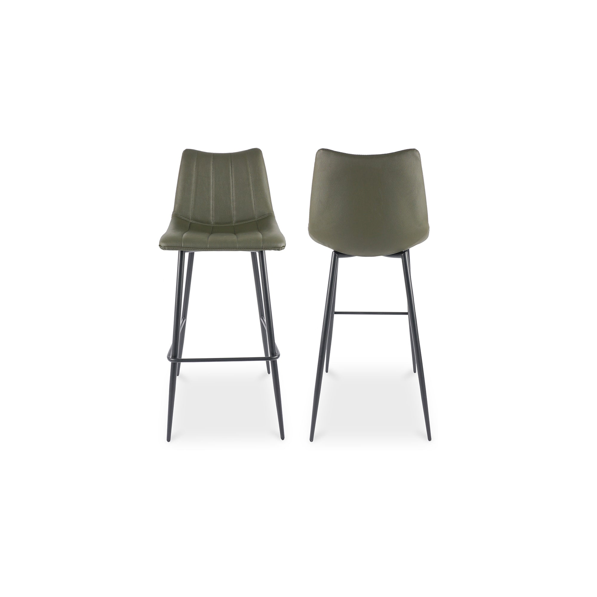Moes Alibi Barstool Dark Green - Set Of Two UU-1003-27