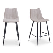 Moes Alibi Bar Stool Beige-Set of Two UU-1003-34