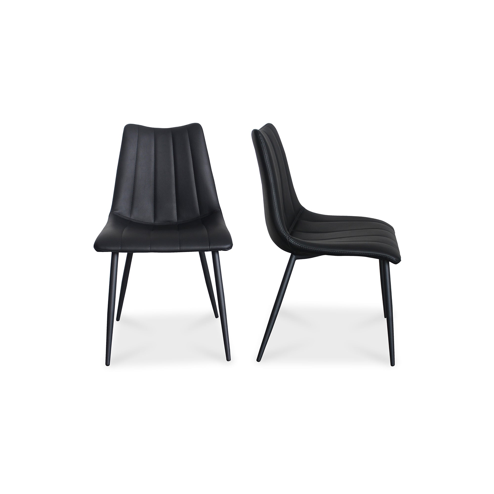 Moes Alibi Dining Chair Matte Black - Set Of Two UU-1022-02