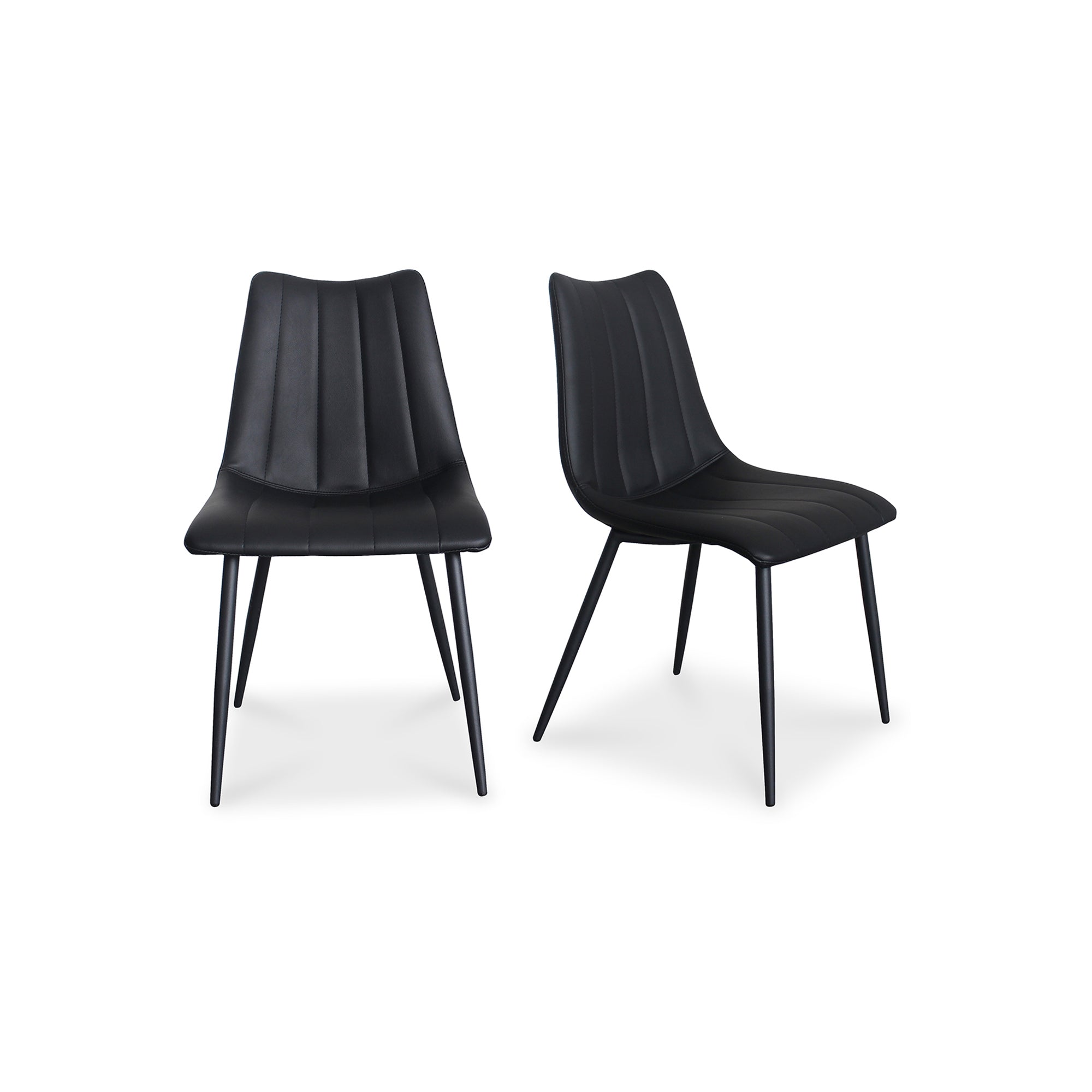 Moes Alibi Dining Chair Matte Black - Set Of Two UU-1022-02