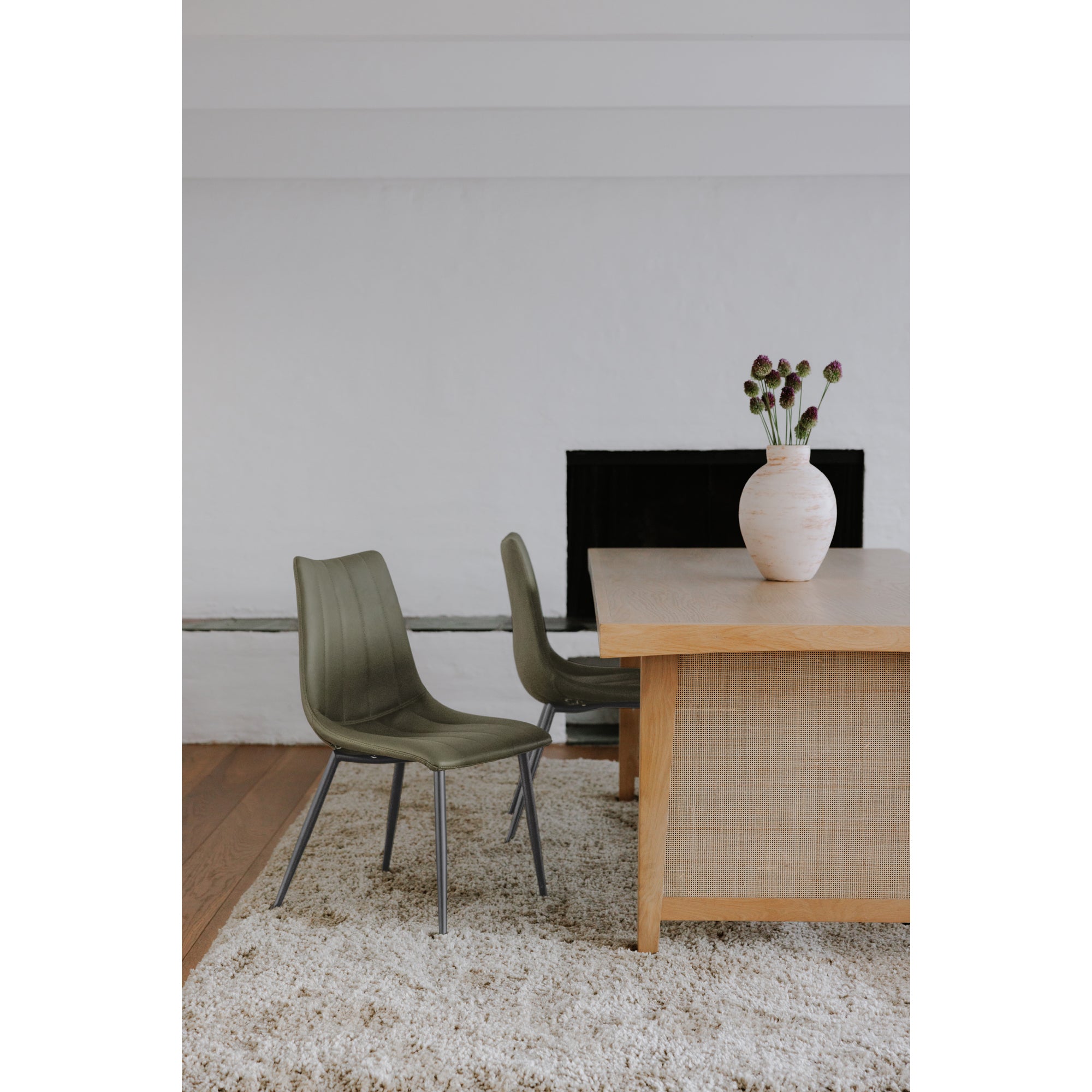 Moes Alibi Dining Chair Dark Green - Set Of Two UU-1022-27