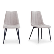 Moes Alibi Dining Chair Beige-Set of Two UU-1022-34