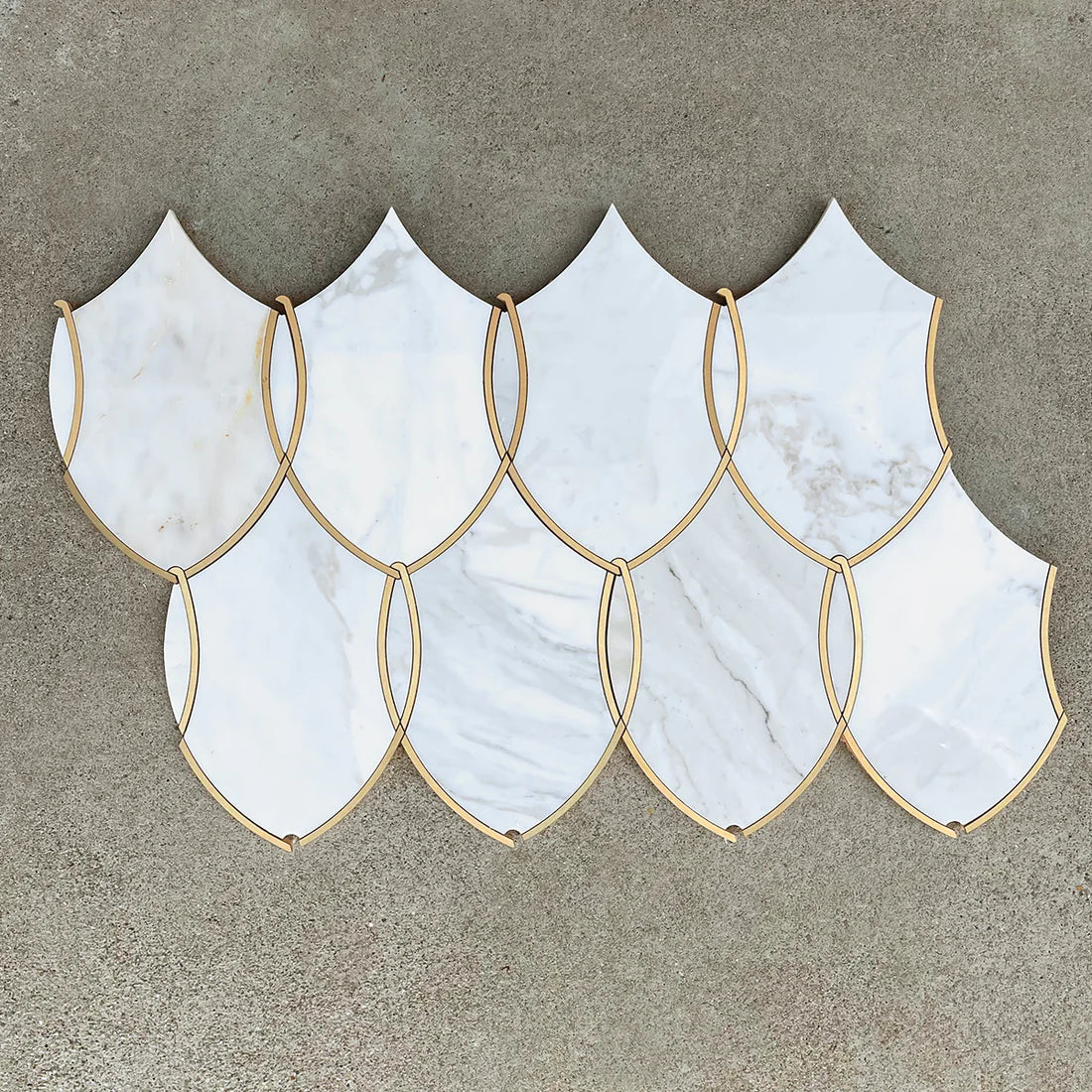 GENTLE NET - CALACUTTA GOLD & BRASS MOSAIC