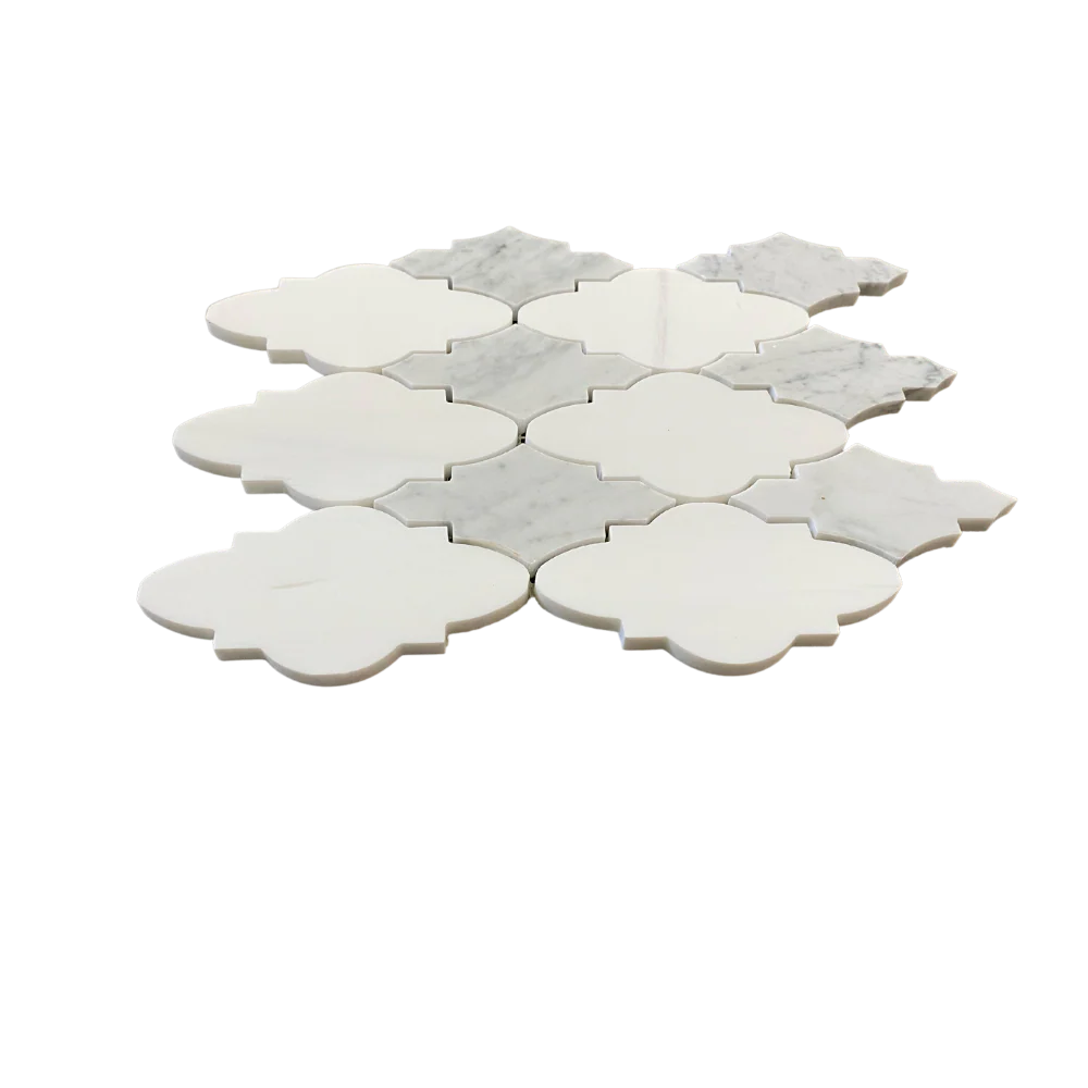 ELISA MOSAIC POLISHED DOLOMITE/CARRARA 
