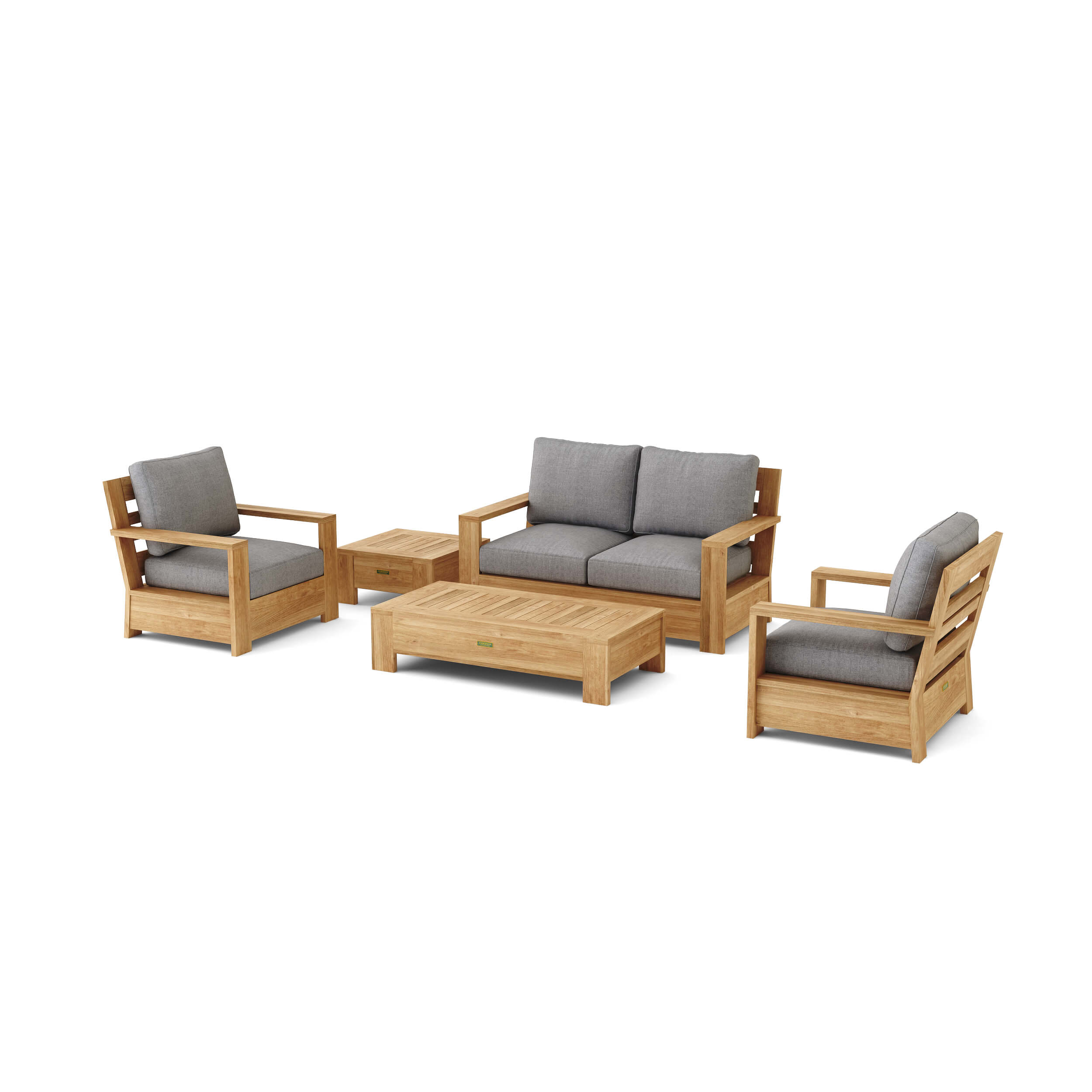 Set-522 5-Pc Madera Deep Seating