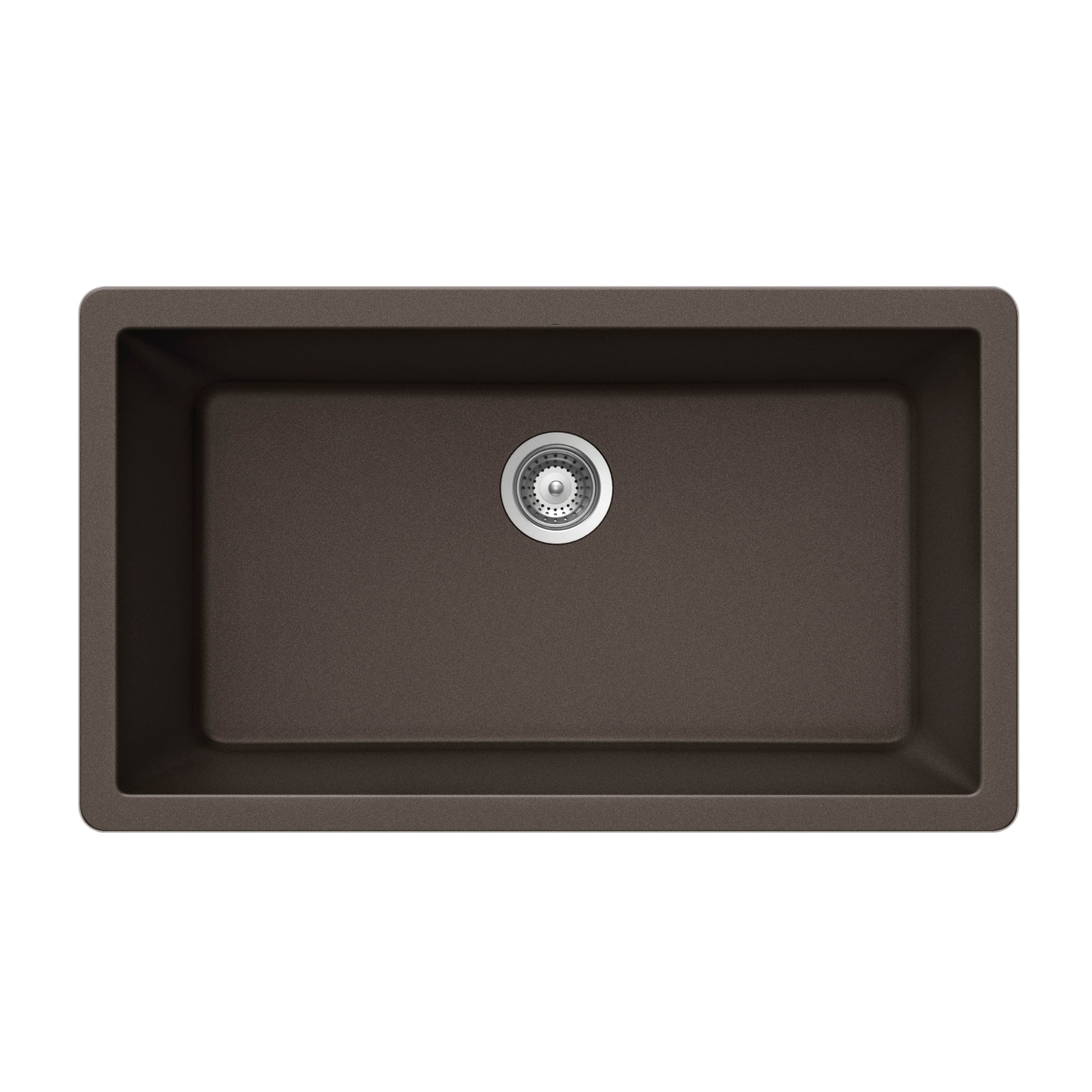 Houzer Quartztone 33" Granite Composite Undermount Single Bowl Kitchen Sink