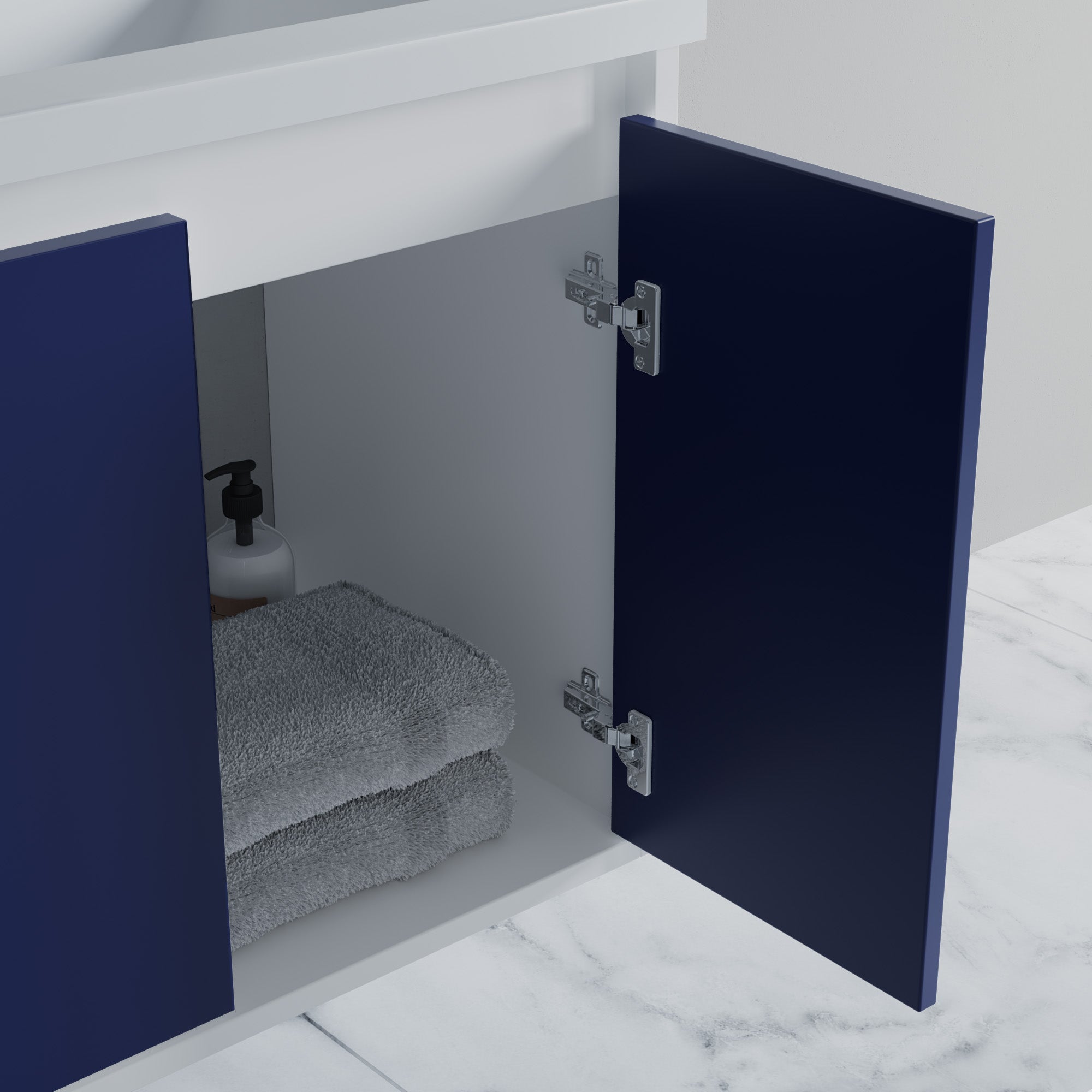 057 Series - 60 Inch Vanity - Double Sinks