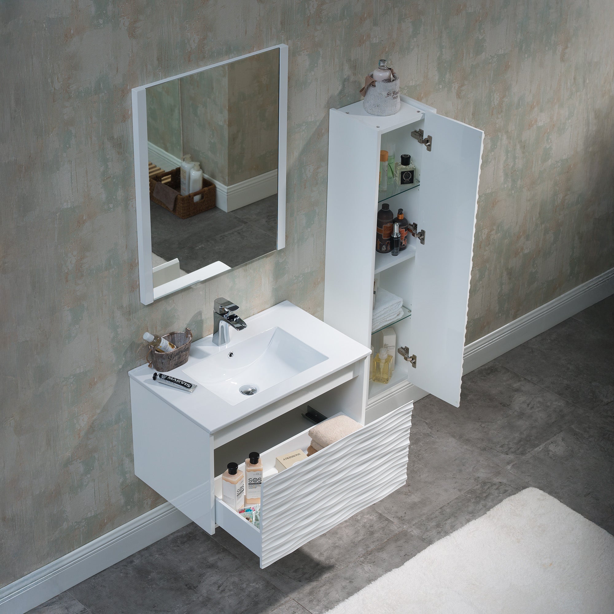 Blossom Paris 008 Vanity Cabinet Only (V8008 Series)