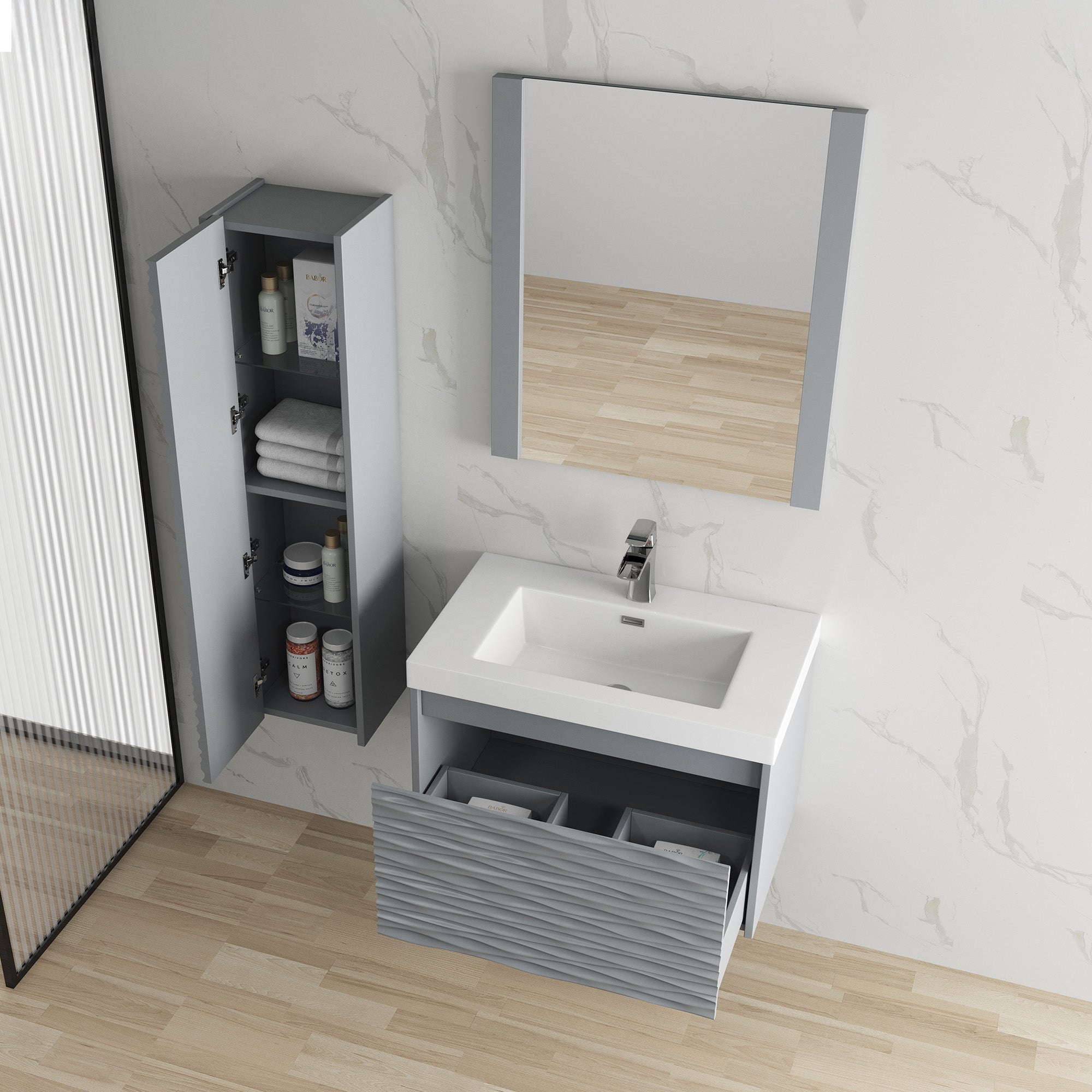 Blossom Paris 008 Vanity Cabinet Only (V8008 Series)